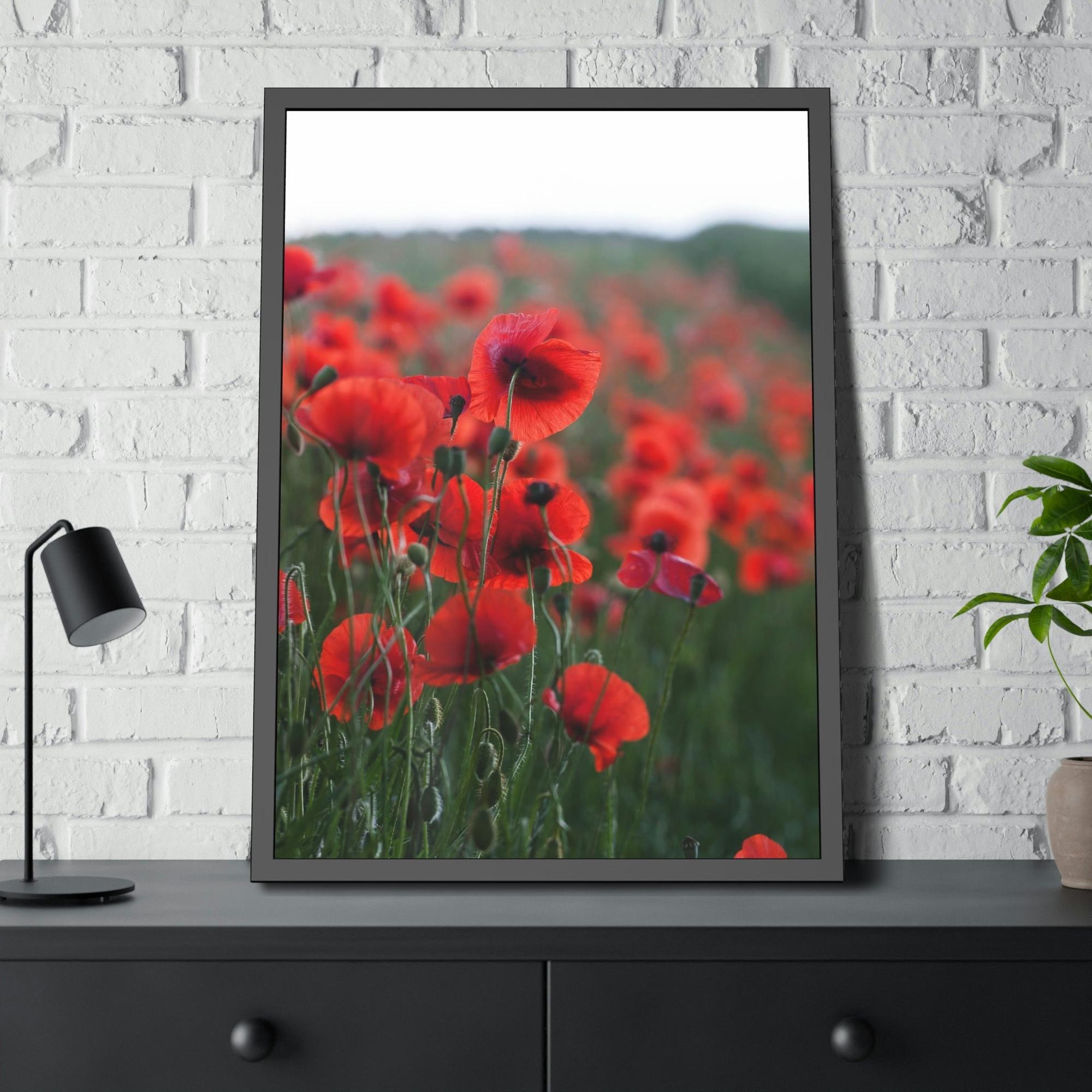 Poppies Fields of Red: A Painting of Poppies in Bloom