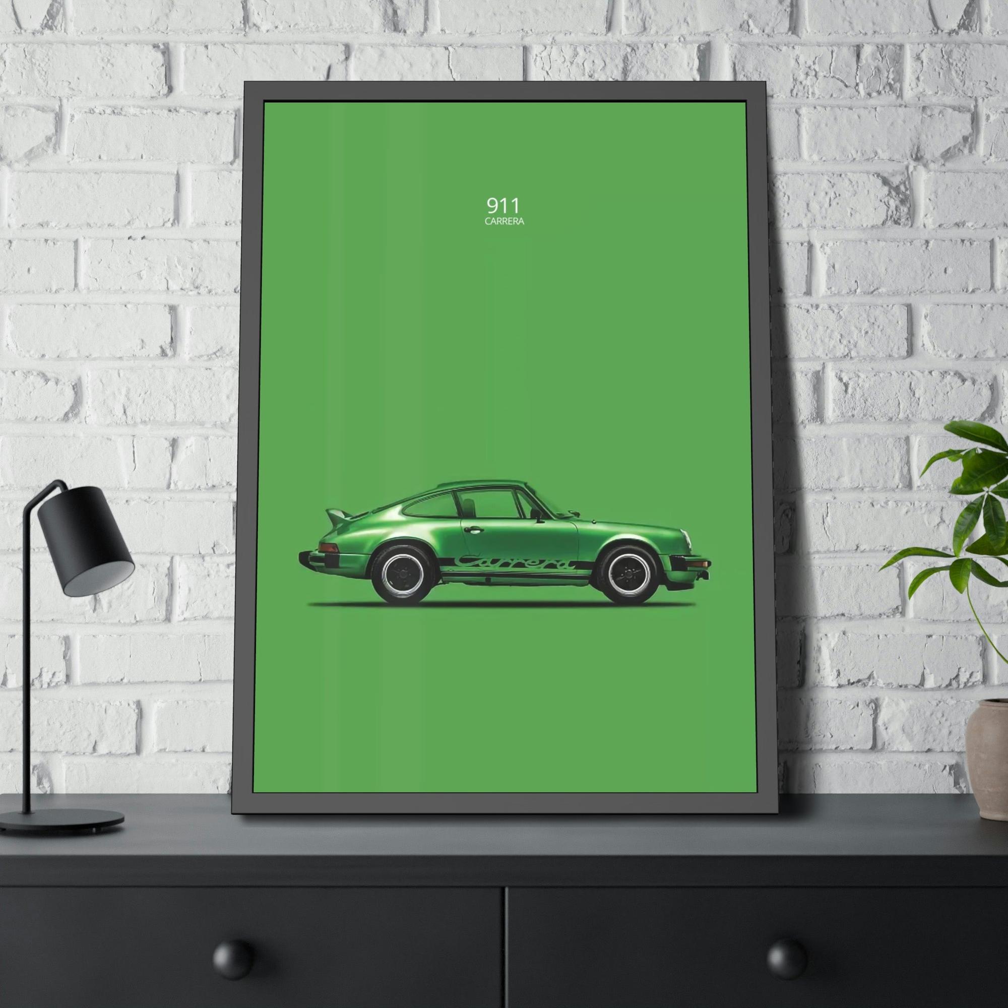 Porsche Classic Porsche: Vintage Wall Art on Natural Canvas & Poster