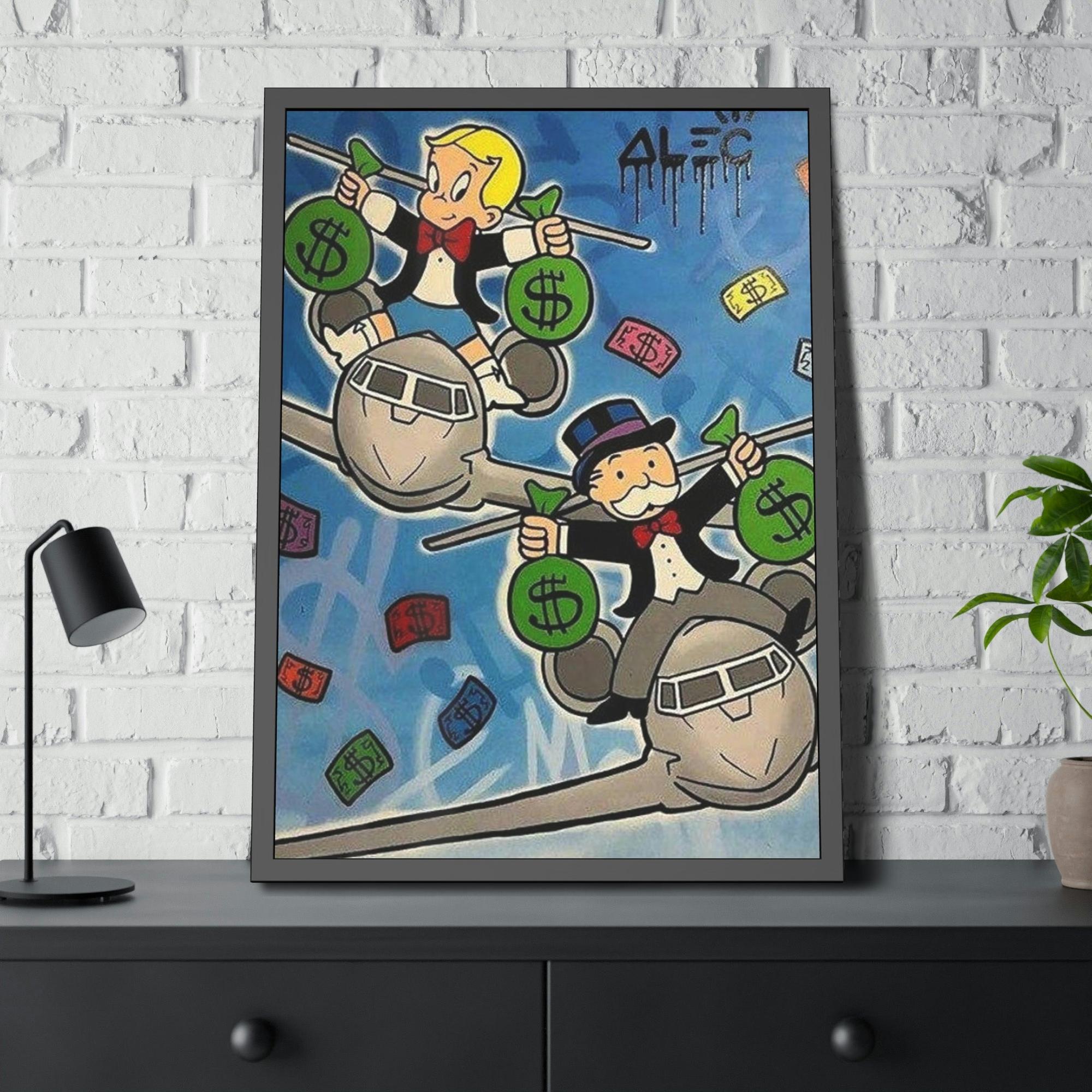 Monopoly & Motivation Colorful and Bold: Alec Monopoly Poster & Canvas Prints for an Eye-Catching Decor