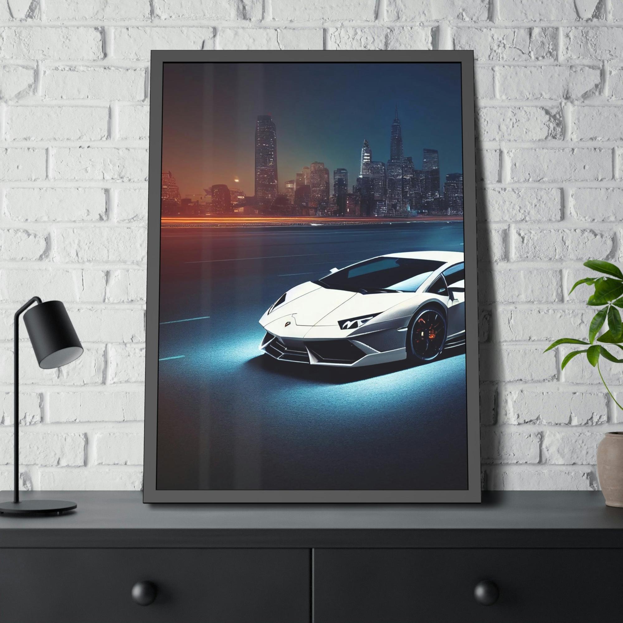 Lamborghini Luxury in Motion: Lamborghini Framed Poster & Canvas for Wall Art
