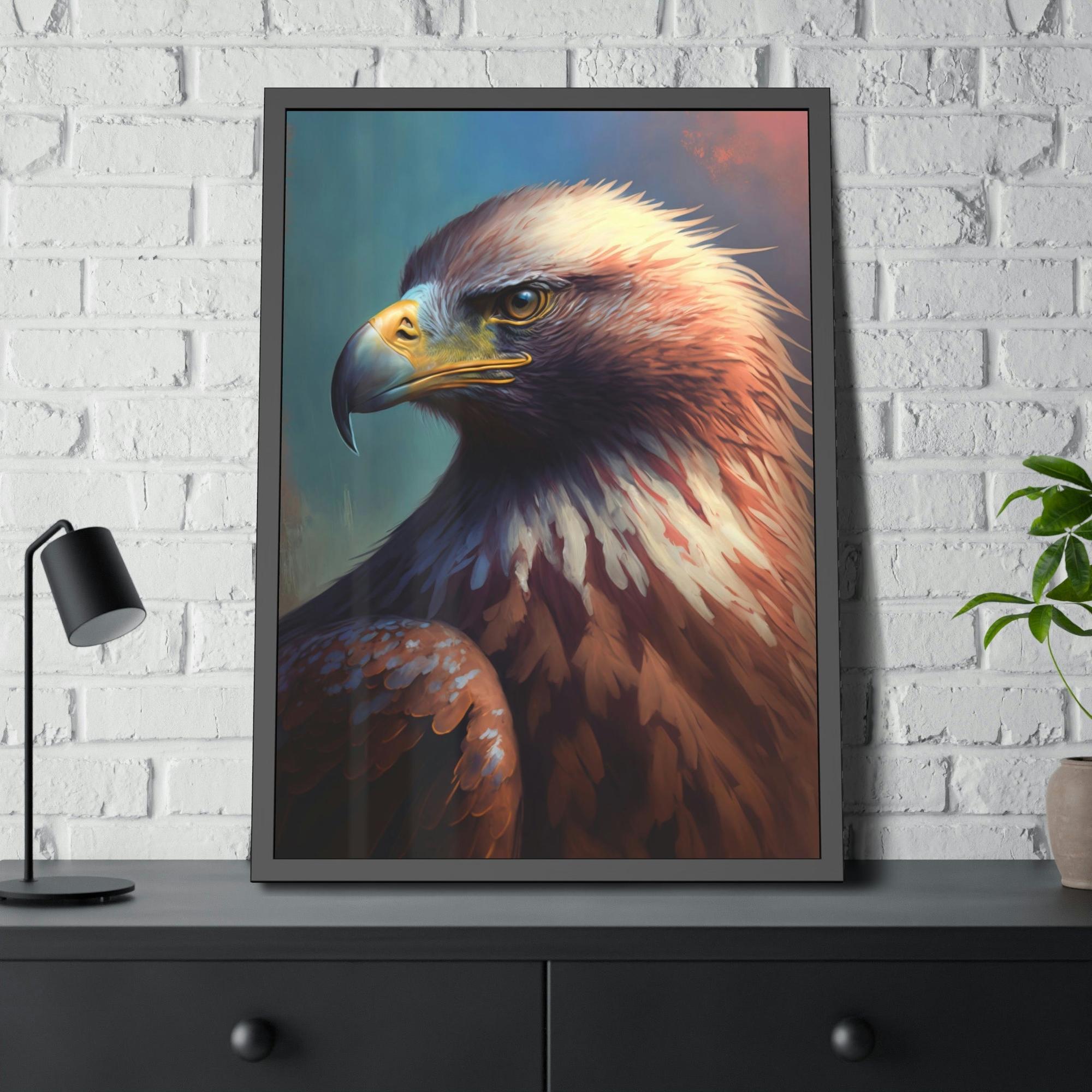Eagles Soaring Solitude: Majestic Eagles Grace the Natural Canvas