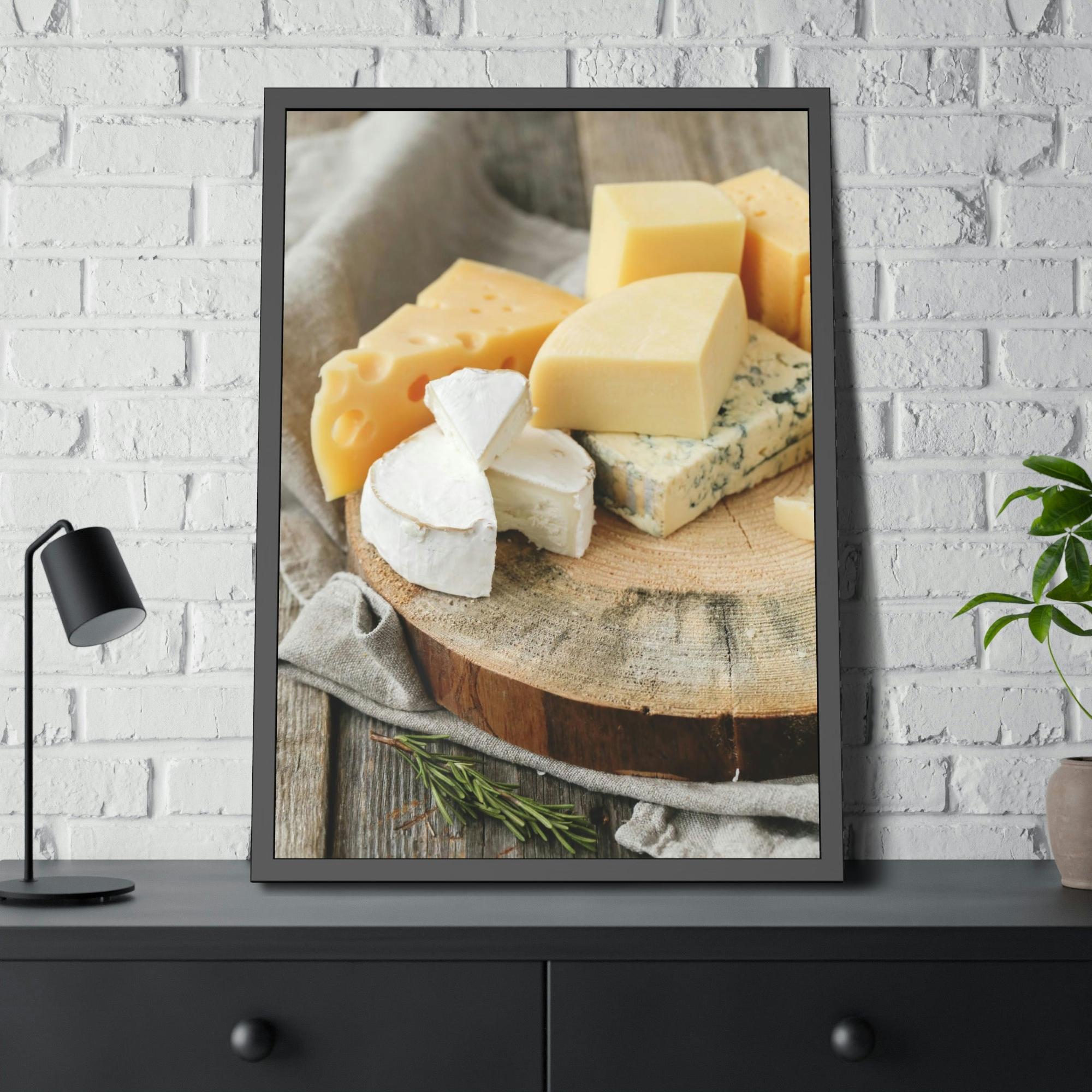 Cheese The Beauty of Cheese: Premium Canvas Prints of Artfully Arranged Cheese Plates
