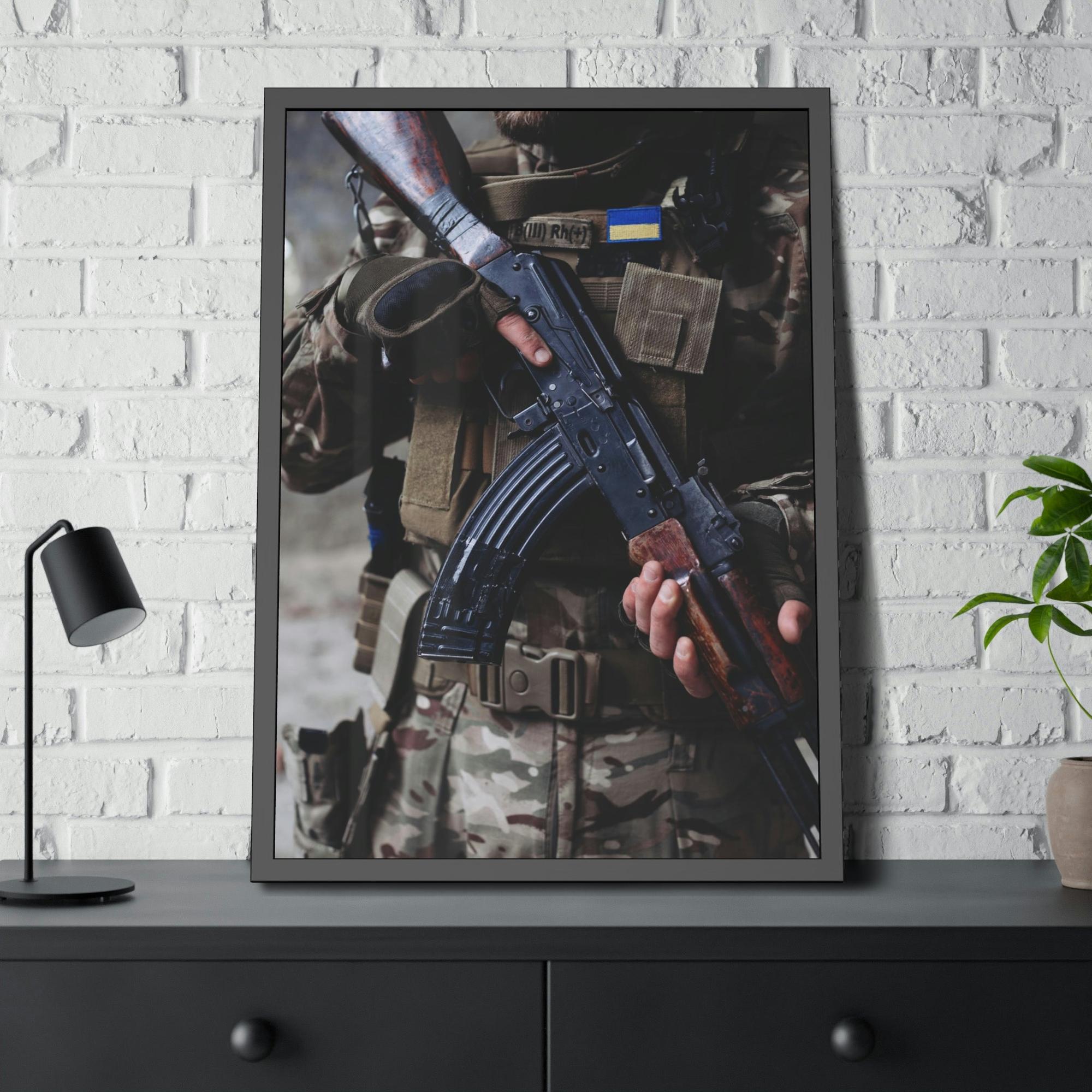Army Armed and Dangerous: High-Quality Poster of Modern Army Weapons