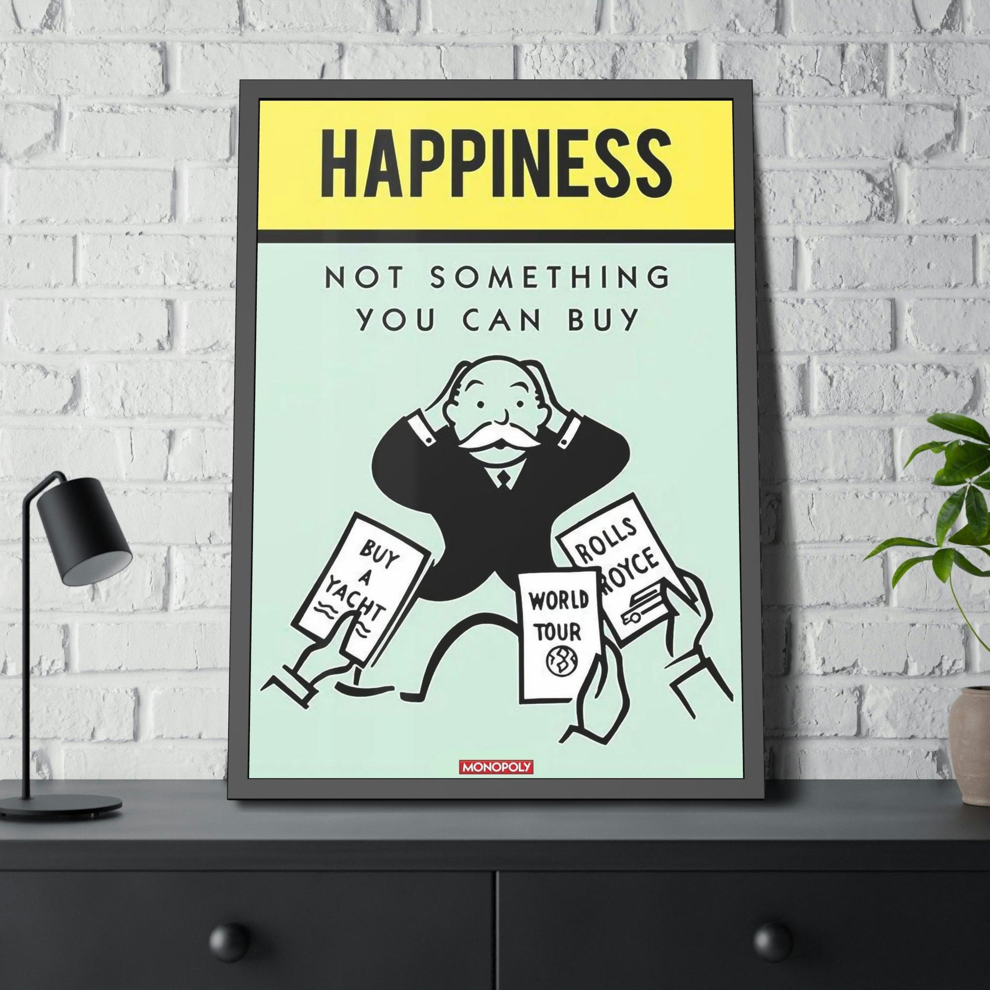 Monopoly & Motivation Money Quotes on Canvas: Alec Monopoly's Art and Poster Collection