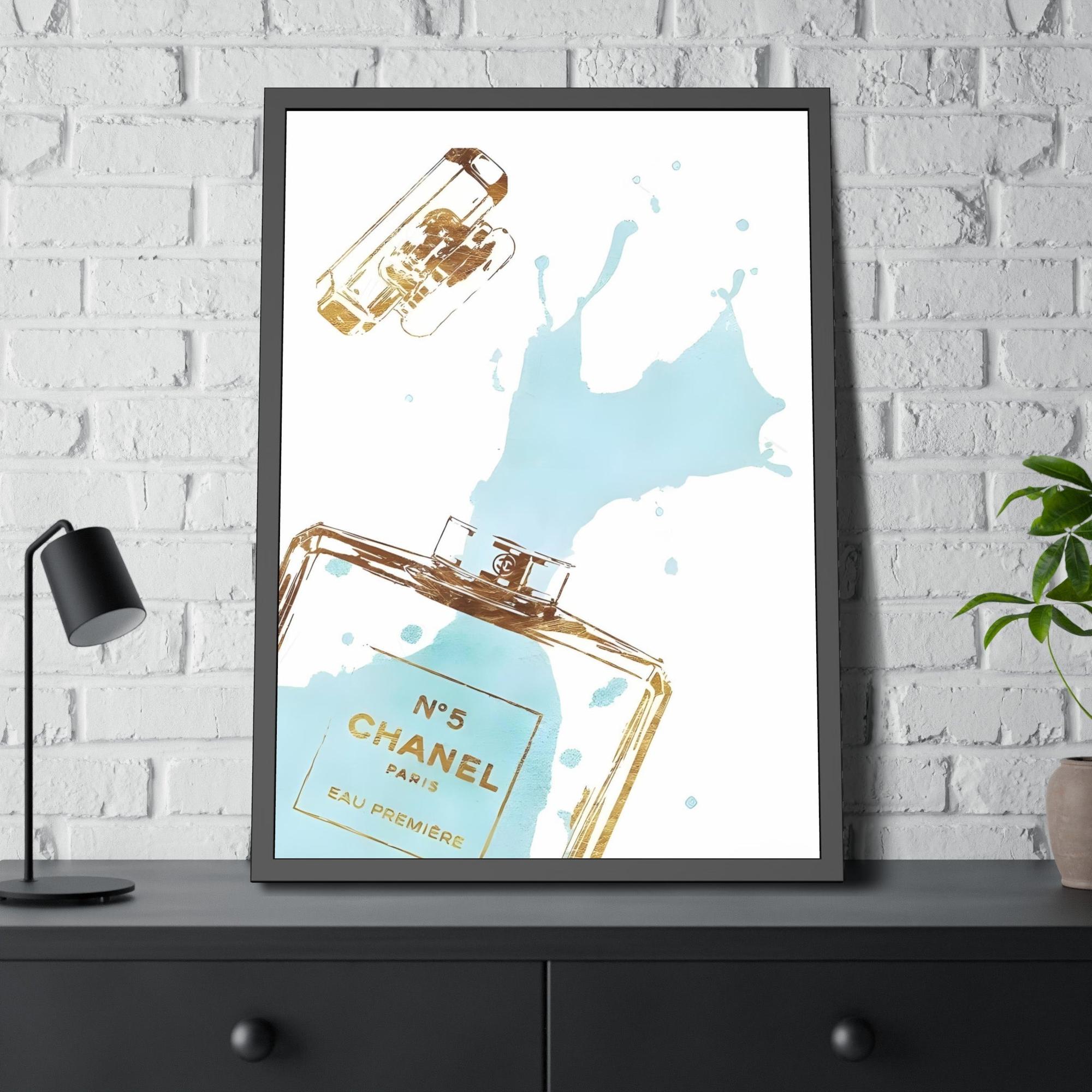 Chanel Chic Simplicity: Canvas & Poster Wall Art with a Chanel Flair