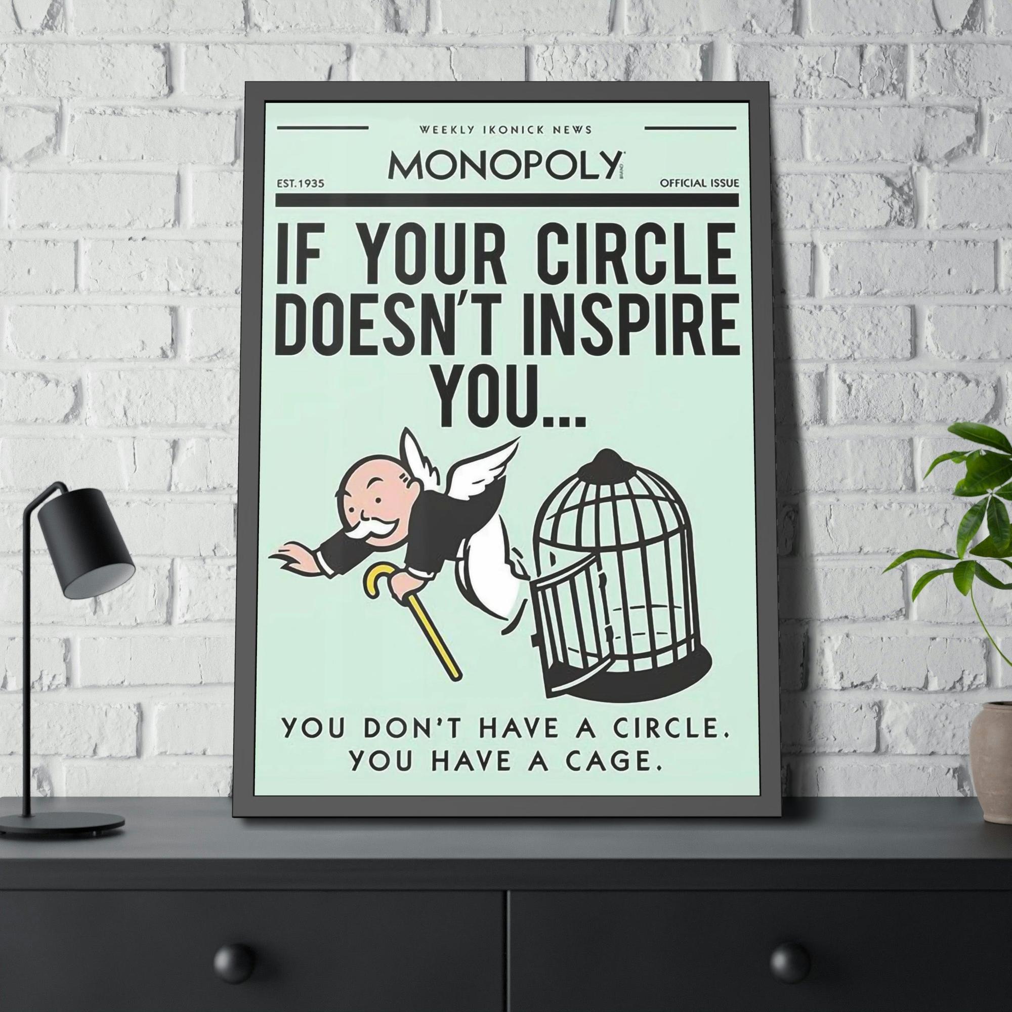 Monopoly & Motivation Colorful Quote Art: Alec Monopoly's Framed Canvas and Print Collection