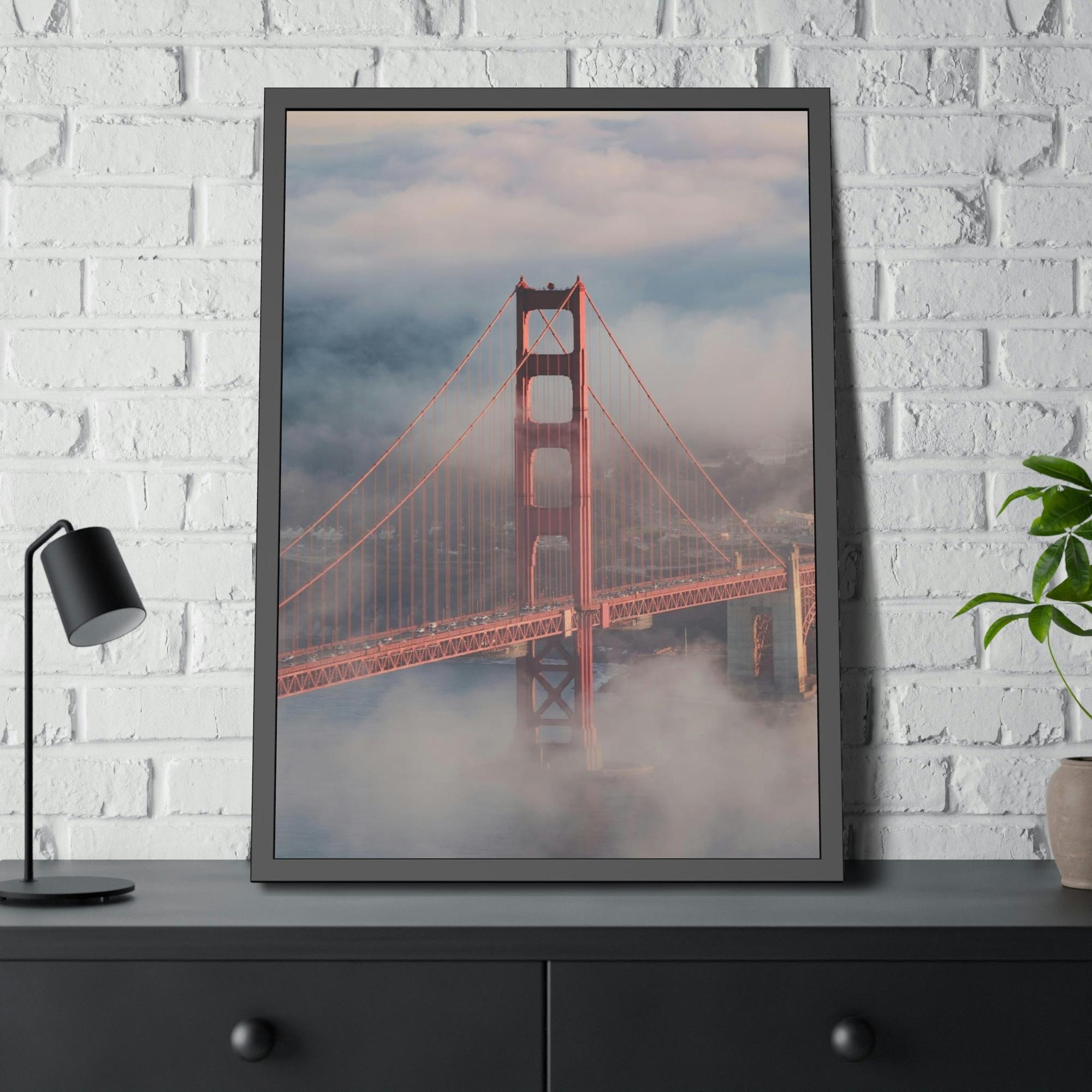 Bridge Majestic Bridge in the City: Impressive Wall Art for Your Home or Office