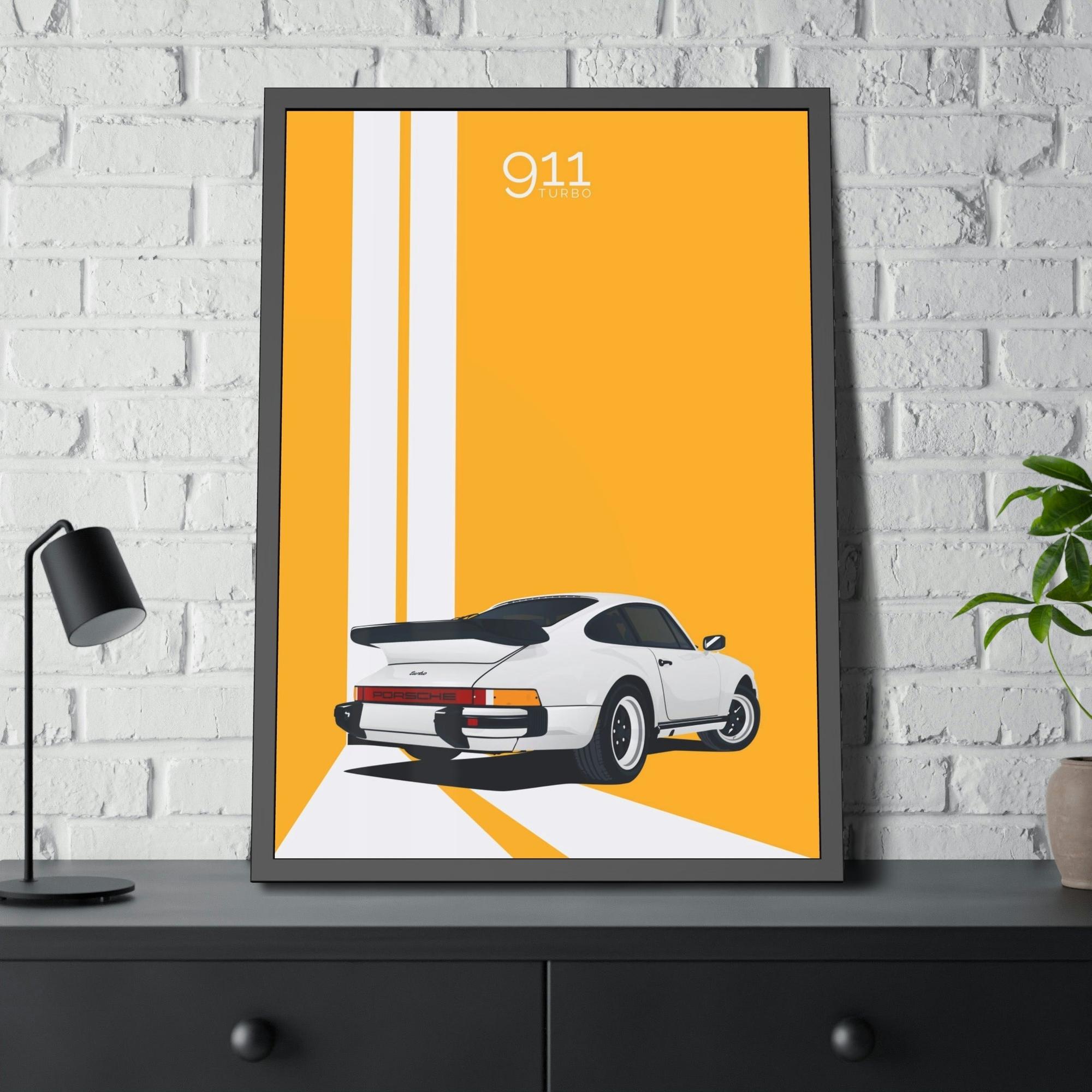 Porsche Racing with Style: A Canvas & Poster Print of Porsche's Sleek Lines in Action
