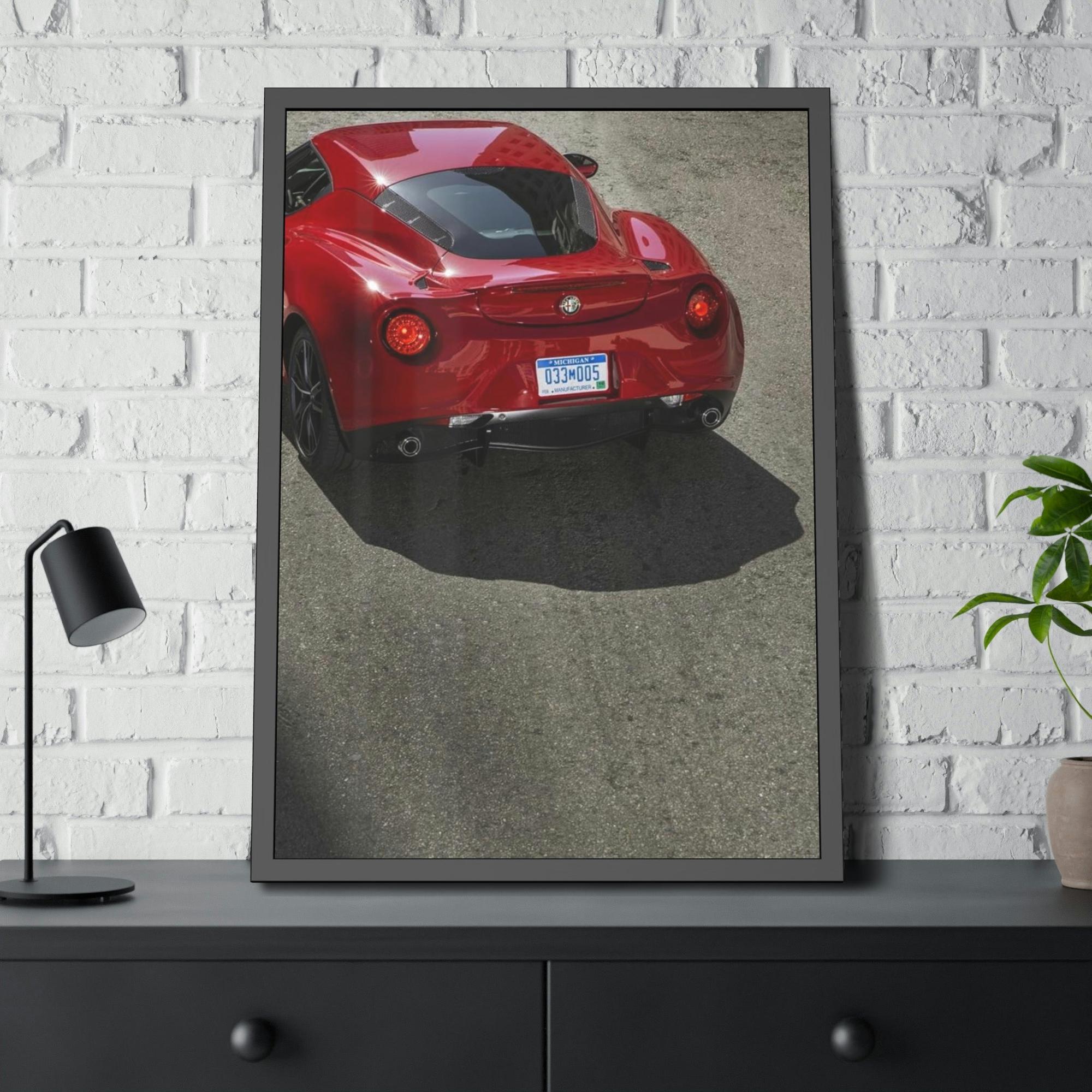 Alfa Romeo Speed and Grace: A Wall Art Print of an Alfa Romeo in Motion