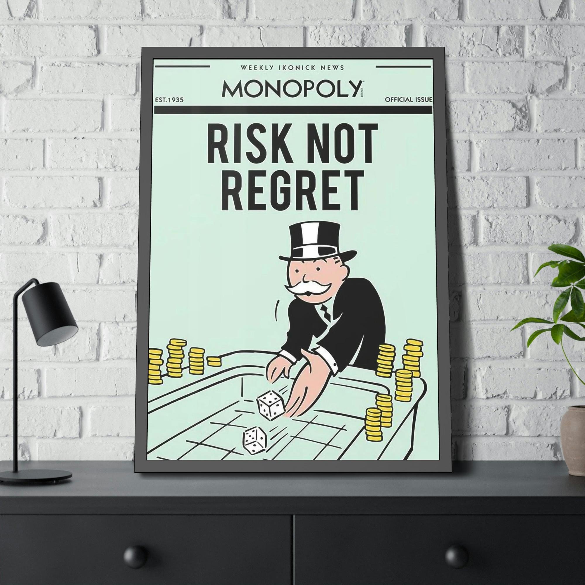 Monopoly & Motivation Bold Quotes for the Home: Alec Monopoly's Framed Poster and Canvas Art Collection