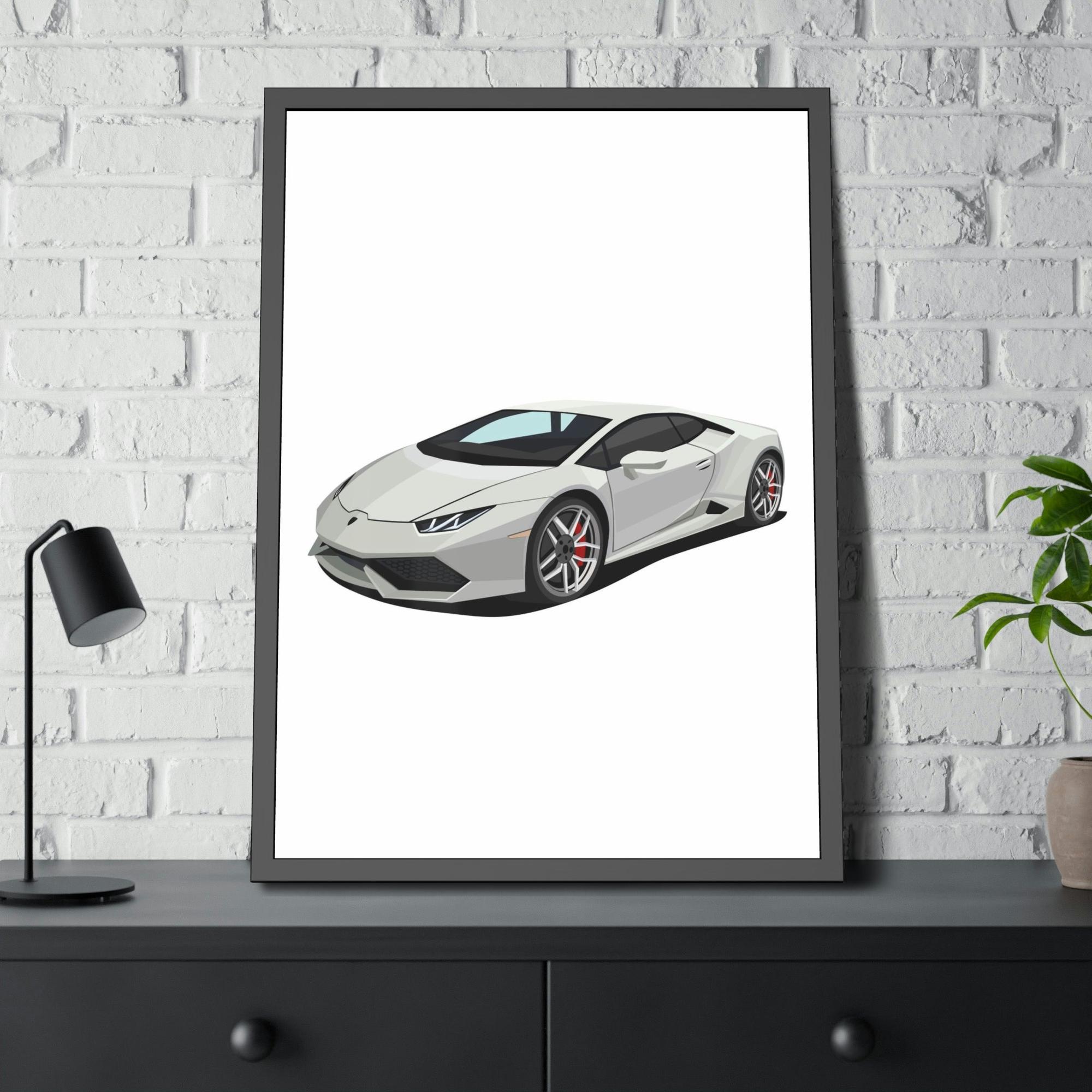 Lamborghini Lamborghini's Track Legend: Canvas & Poster Art of a Supercar