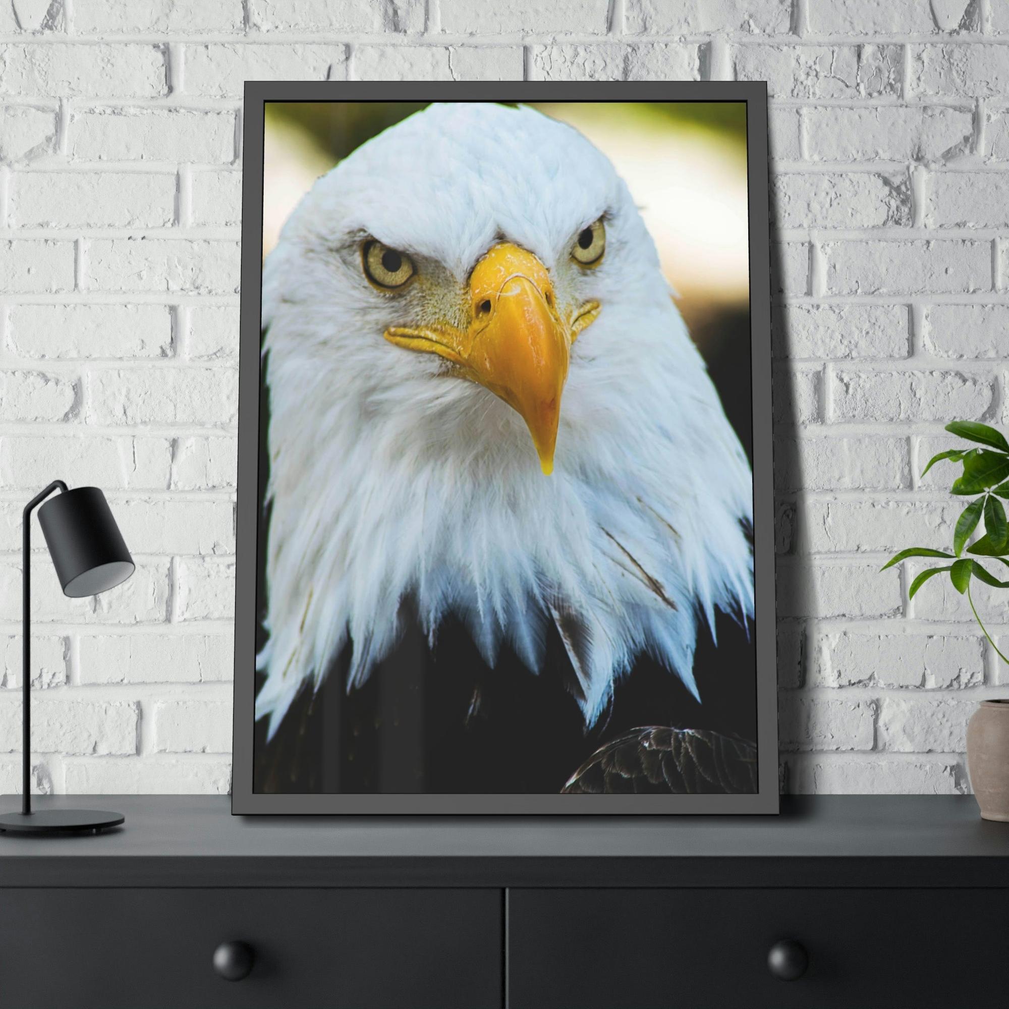 Eagles Eagle's Vigil: Canvas & Poster Enchanting with the Gaze of Majestic Birds
