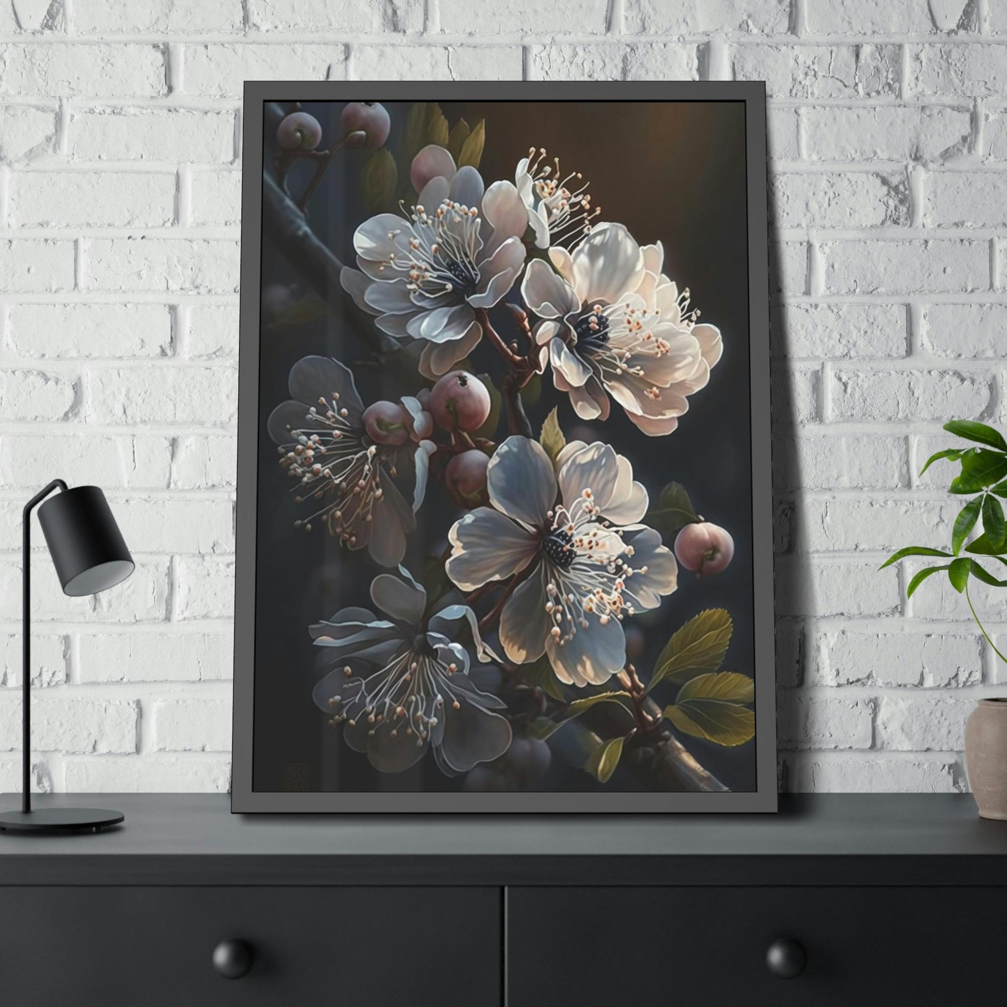 Cherry Blossoms Graceful Charm: Cherry Blossoms on High-Quality Print