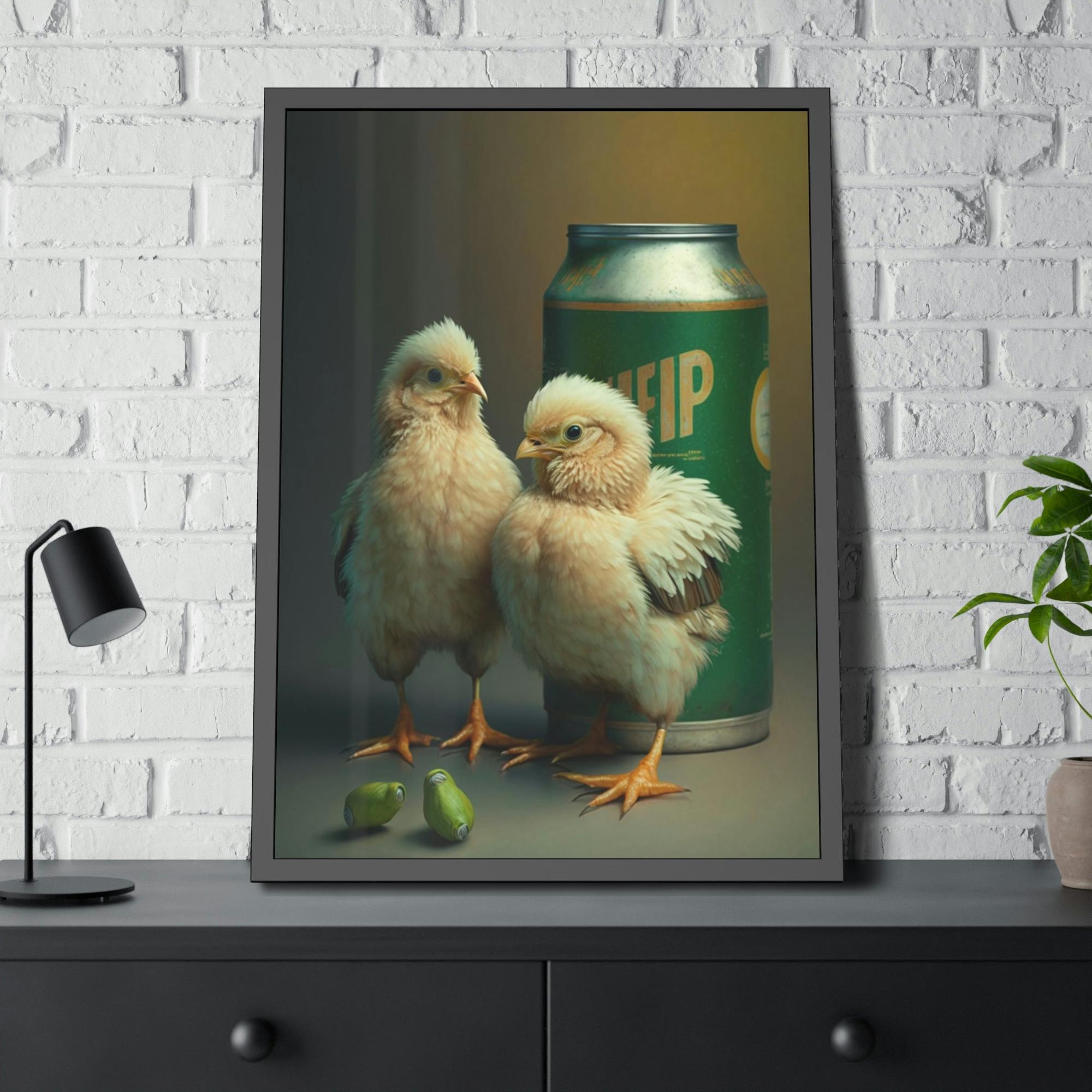 Chickens Feathered Friends: Natural Canvas with Adorable Chicken Portraits