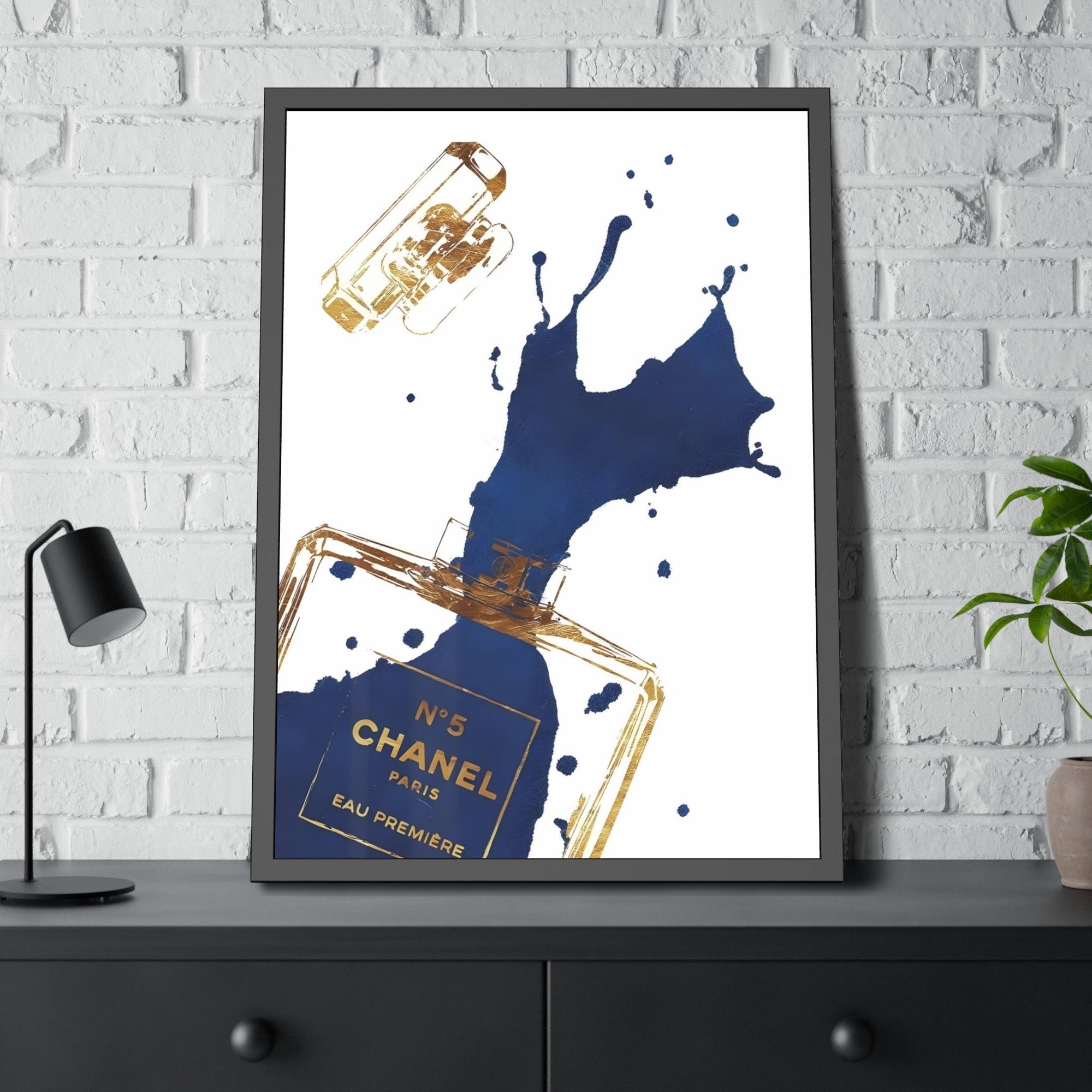Chanel Framed Elegance: Celebrating Chanel's Iconic Influence on Canvas & Poster
