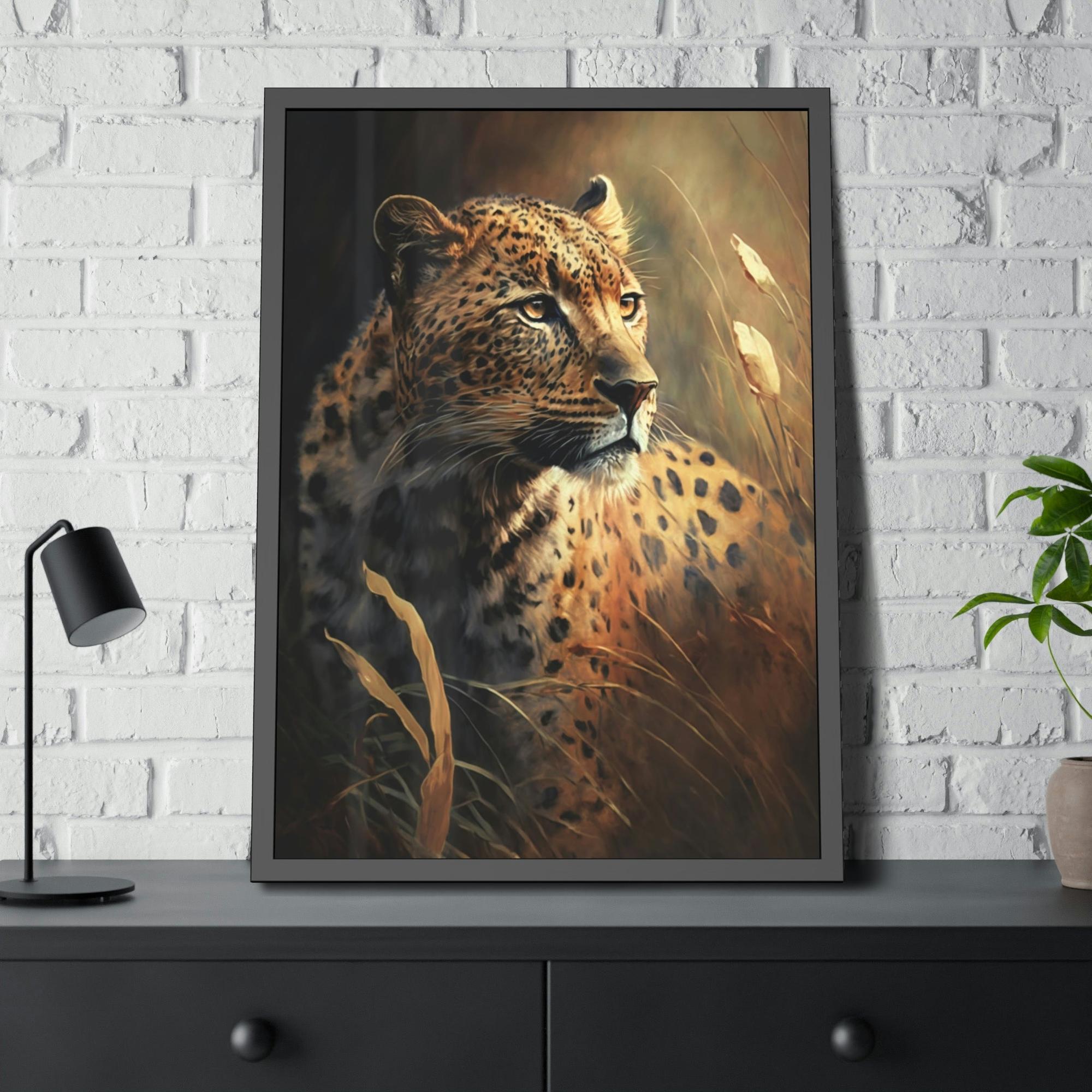 Cheetahs Fierce and Fast: Cheetahs on Dynamic Framed Canvas