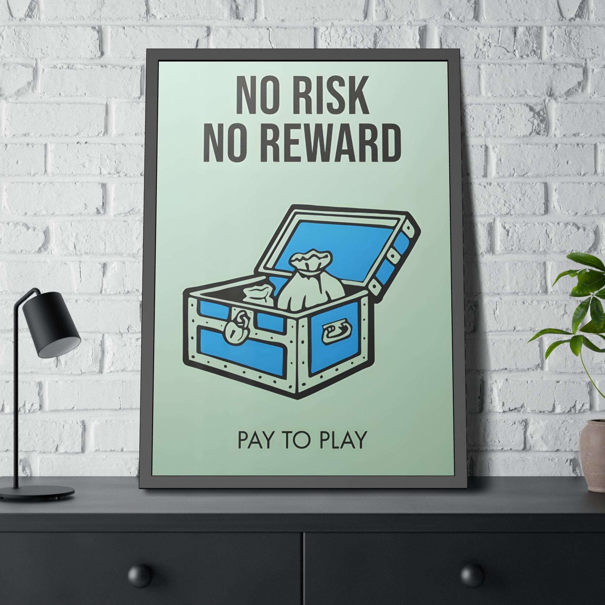 Monopoly & Motivation Monopoly's Motivational Masterpiece: Framed Canvas of Inspiration