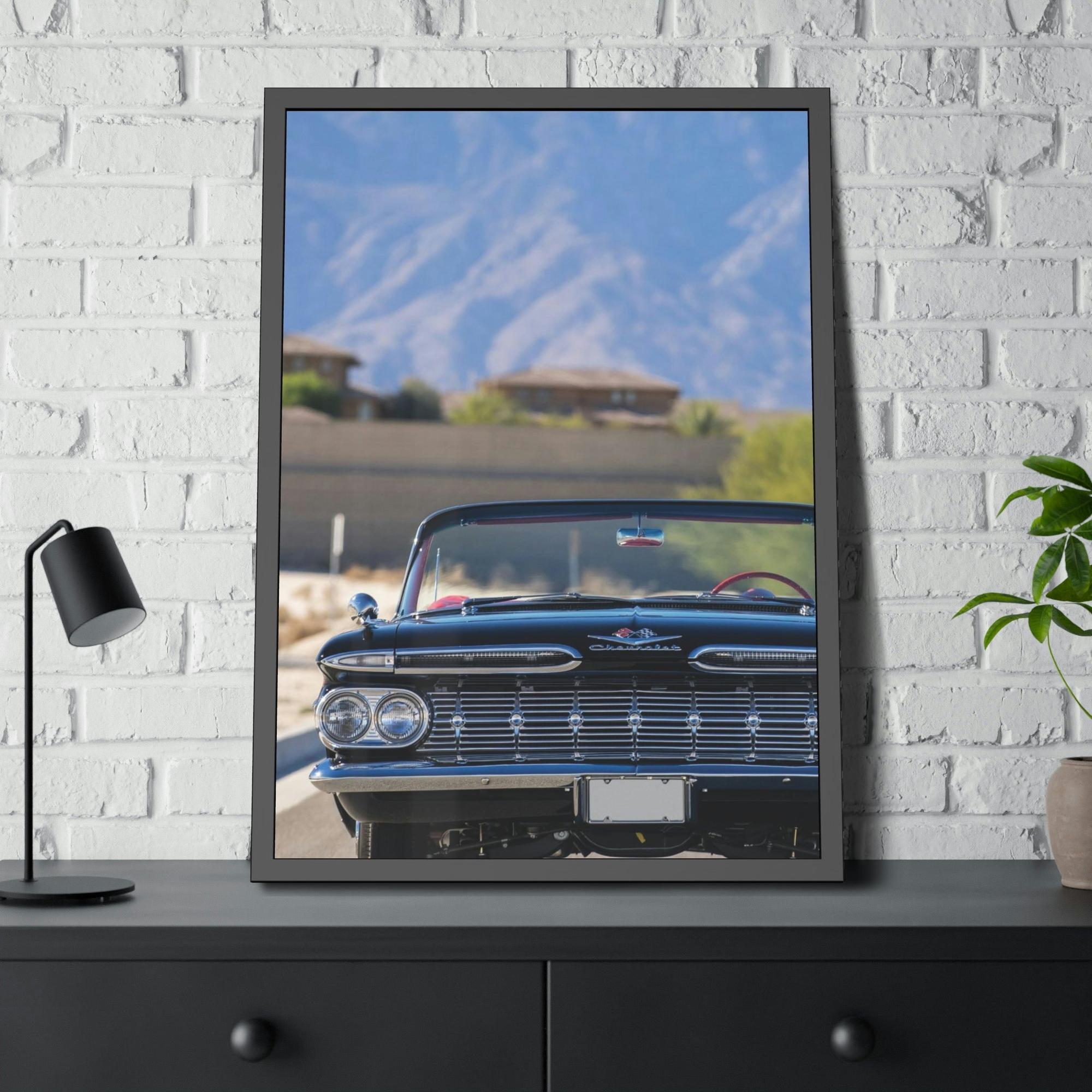 Chevrolet Vintage Chevrolet: Print on Canvas for Retro Decor