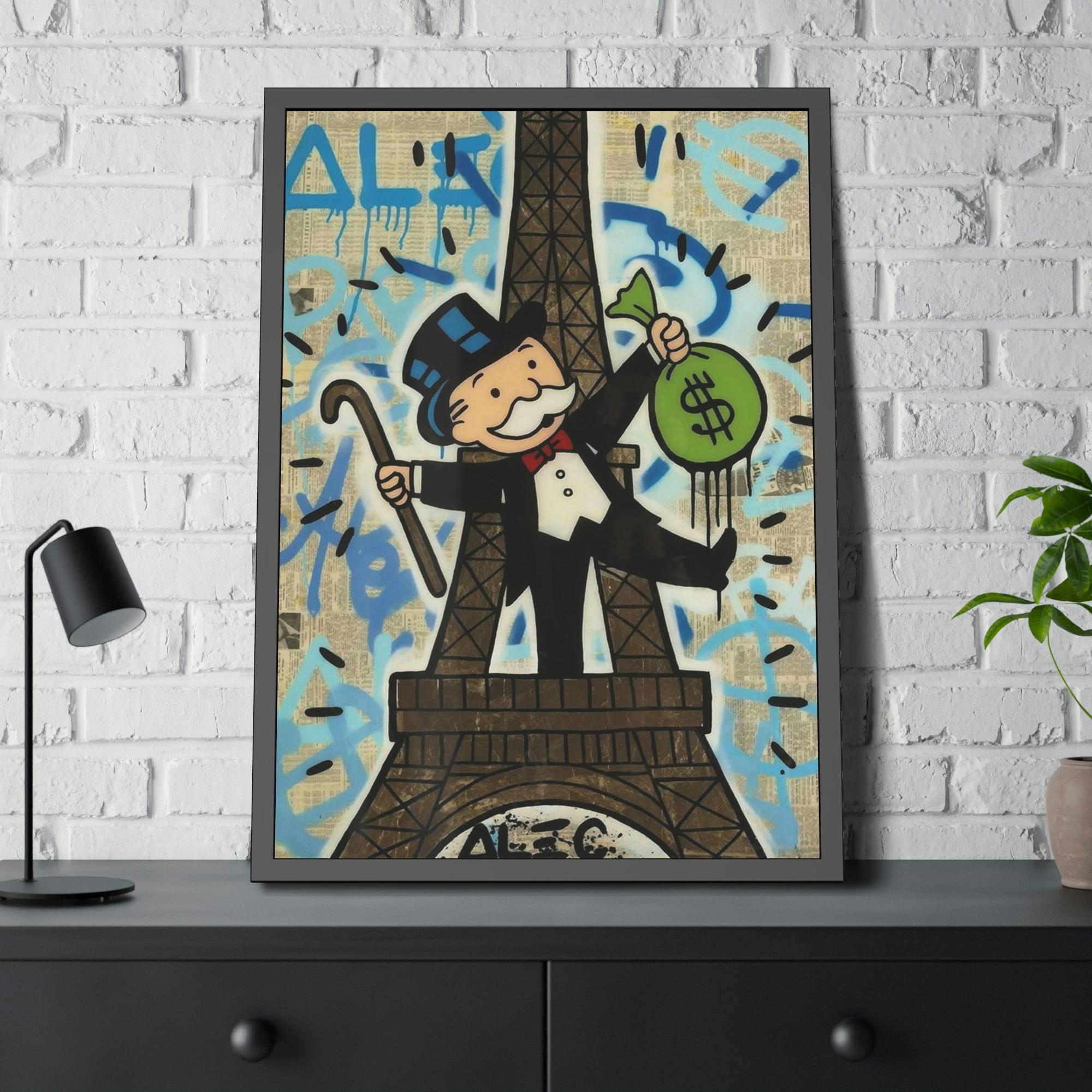 Monopoly & Motivation The Art of the Urban Landscape: Alec Monopoly's Framed Posters and Canvas Art