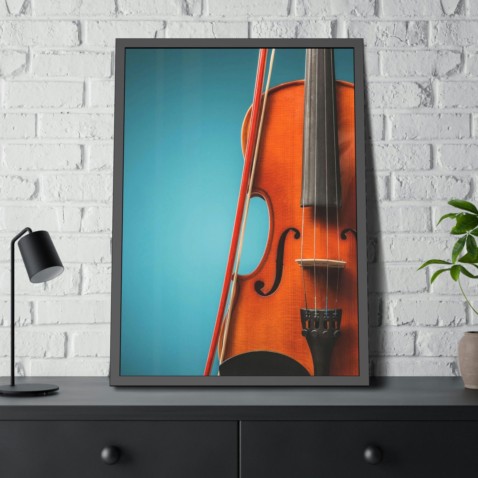 Cello Harmonious Hues: Cello Wall Art on Canvas