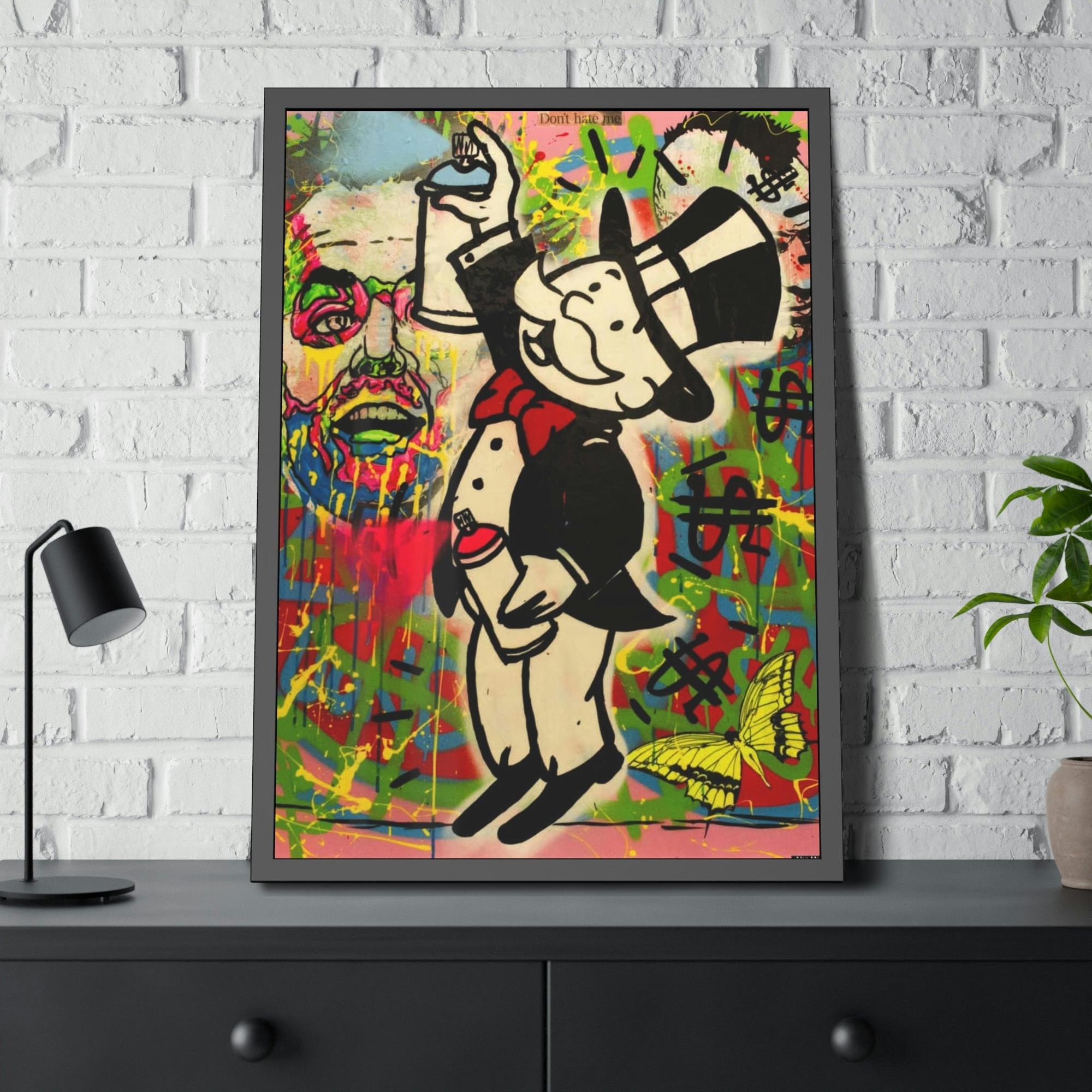 Monopoly & Motivation Urban Art that Inspires: Alec Monopoly's Wall Art and Poster Collection