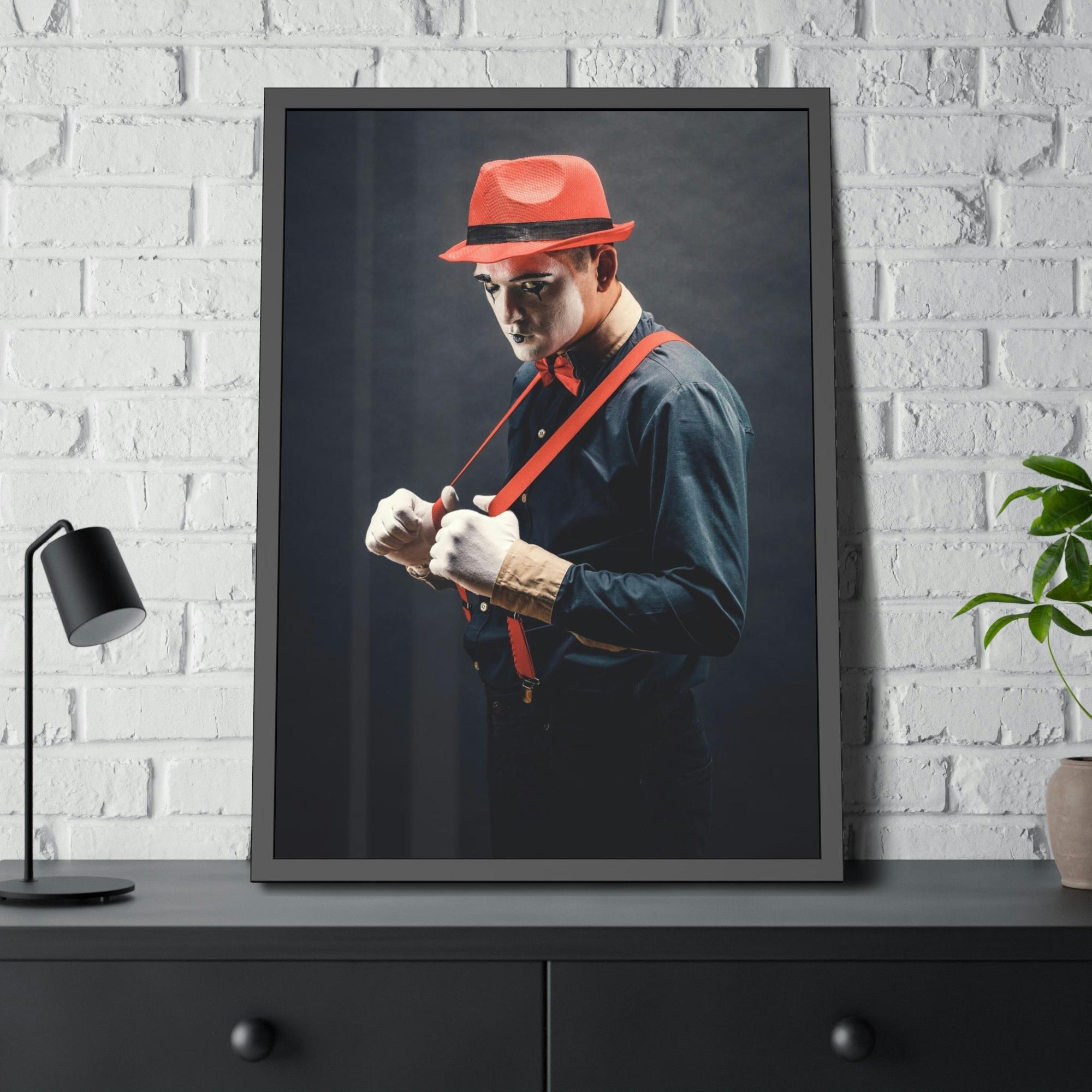 Comedians The Comedian's Art: Captivating Print on Framed Canvas for Your Home