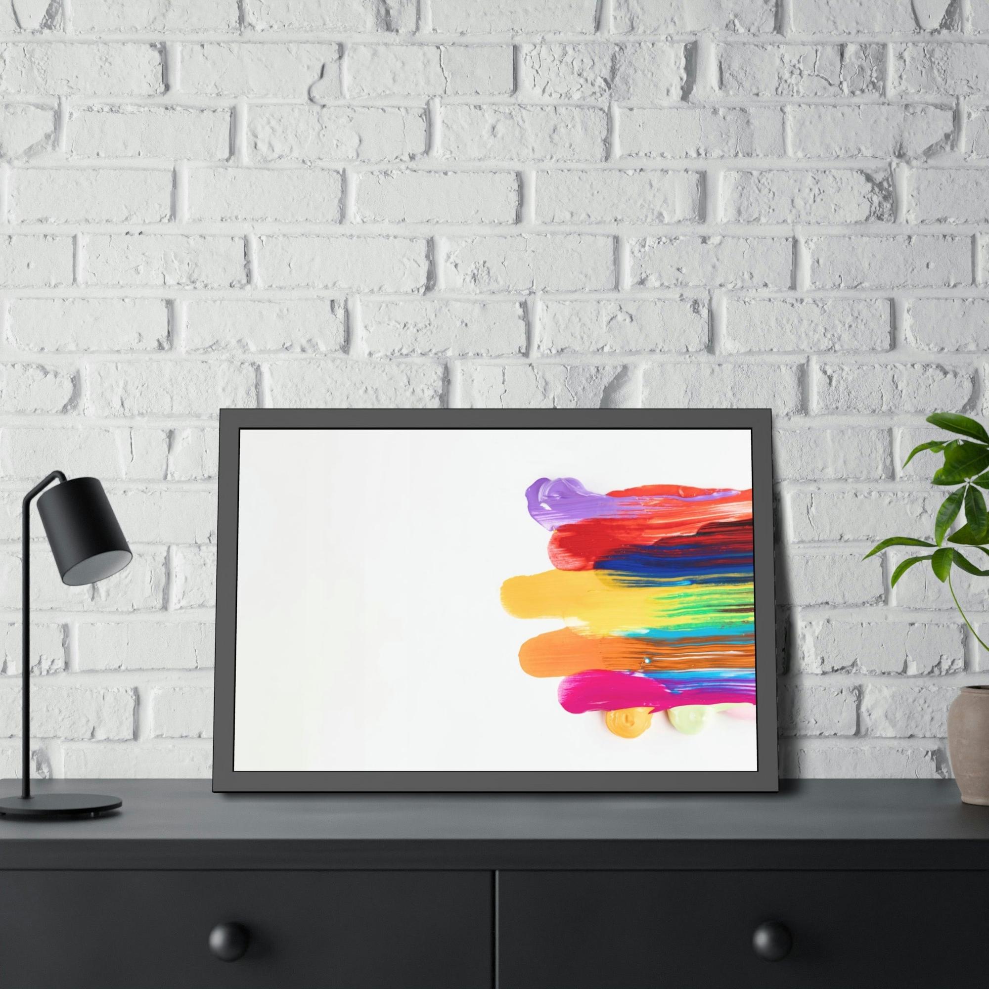 Colors Radiant Colors: Framed Poster to Bring Life to Your Walls