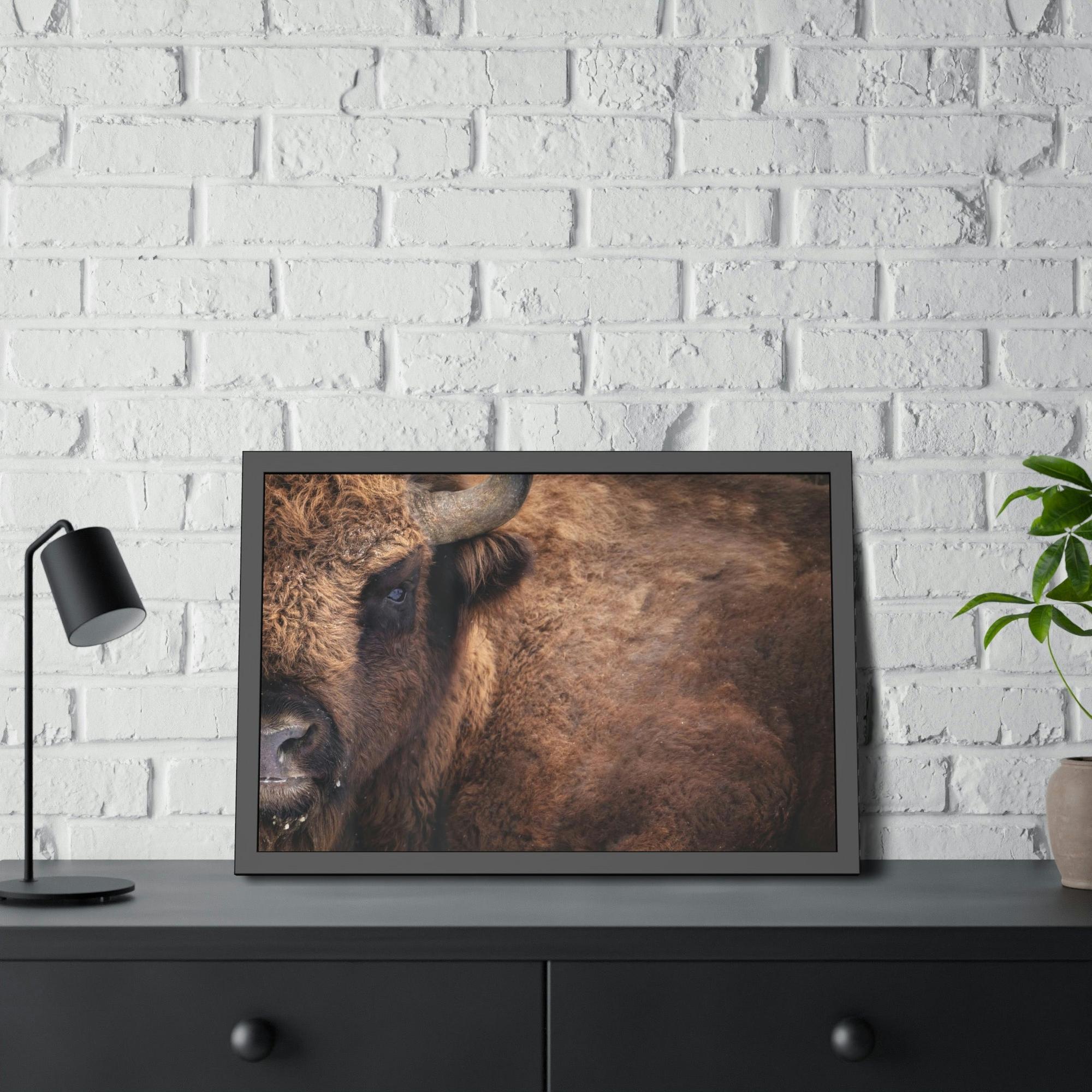 Bulls Artistic Bull Illustration: Natural Canvas and Poster Prints