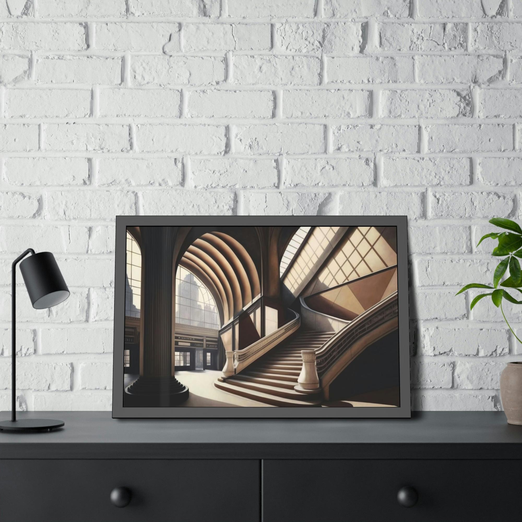 Architecture Enchanting Cityscape: Captivating Architecture on Natural Canvas & Poster