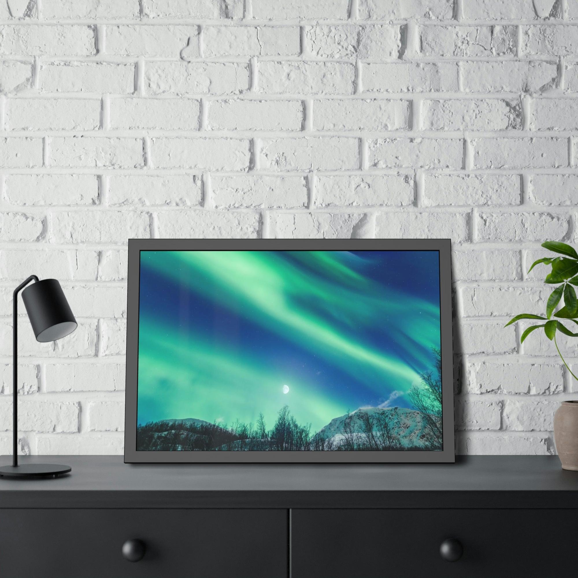 Aurora Borealis Aurora Borealis Magic: High-Quality Print on Canvas for Your Wall