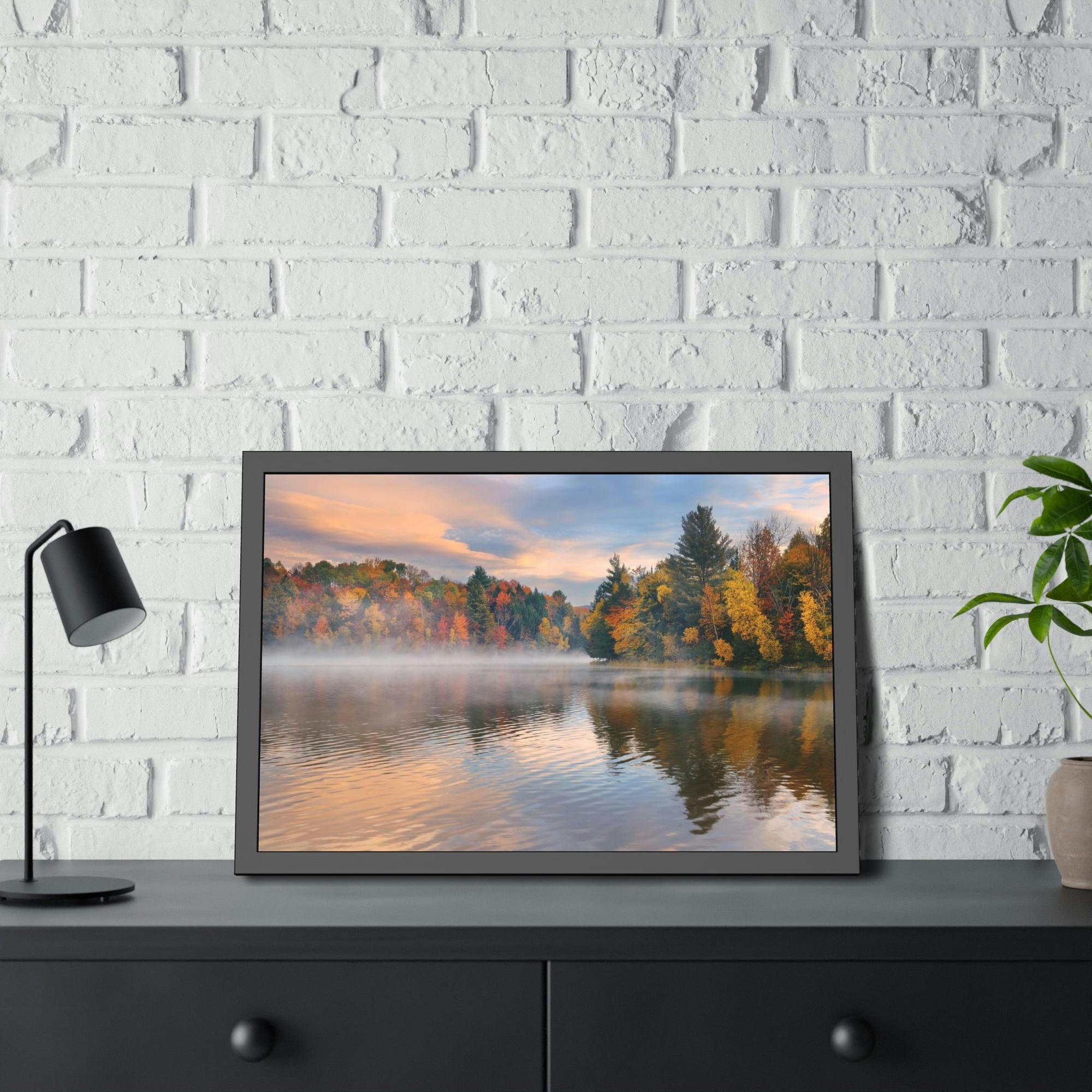 Autumn Seasonal Splendor: A Stunning Print on Canvas and Framed Canvas to Celebrate the Colors of Fall