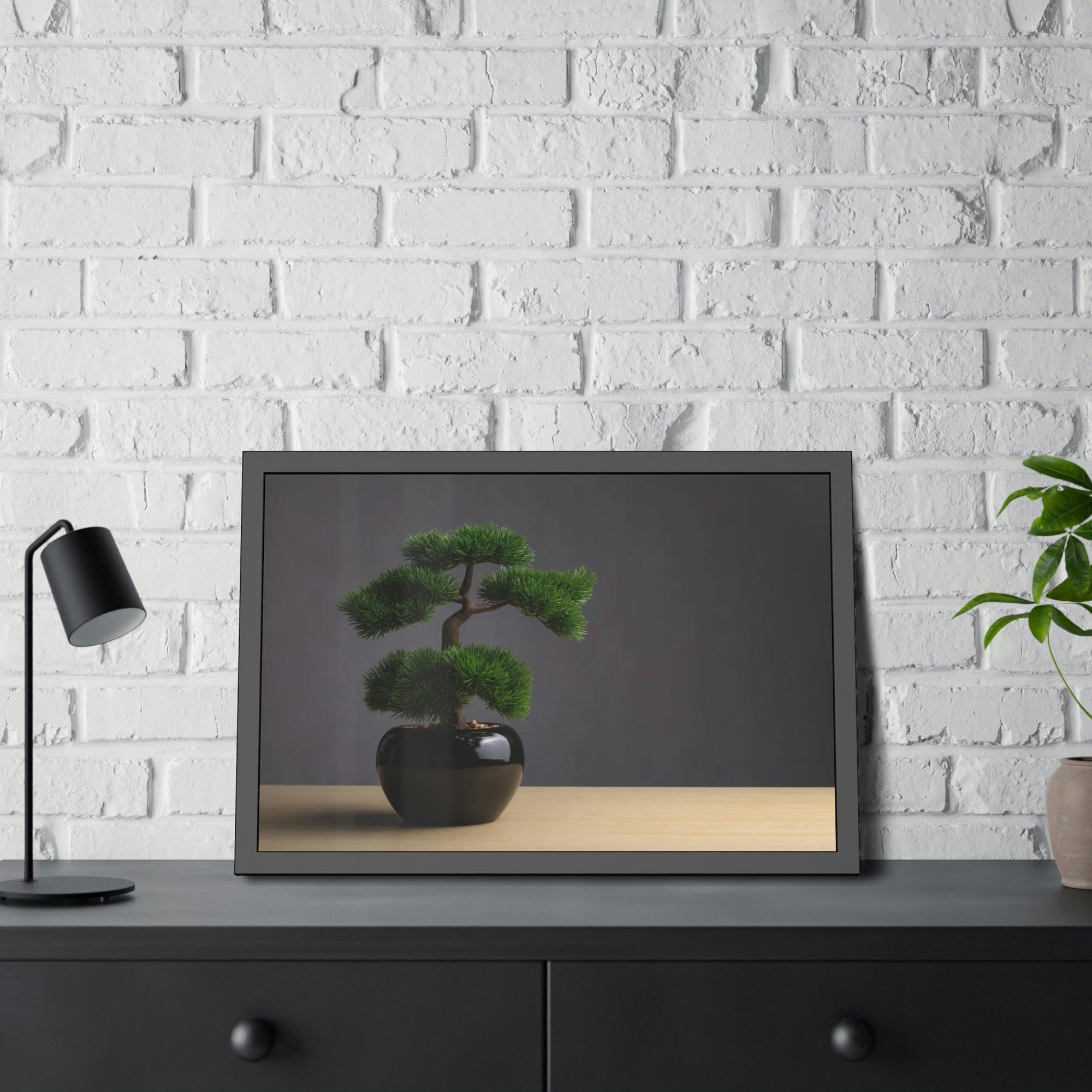 Bonsai Tree Bonsai Beauty: Wall Art and Print on Canvas with Serene Bonsai Tree Art