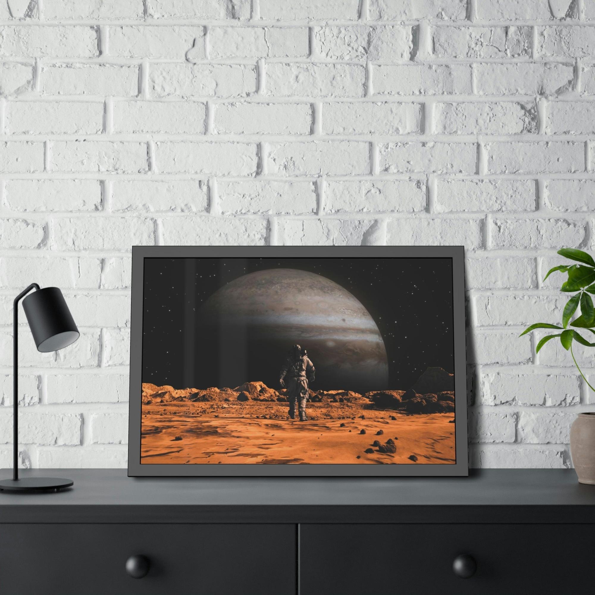 Astronauts The Art of Astronauts: Framed Canvas for Your Personal Gallery