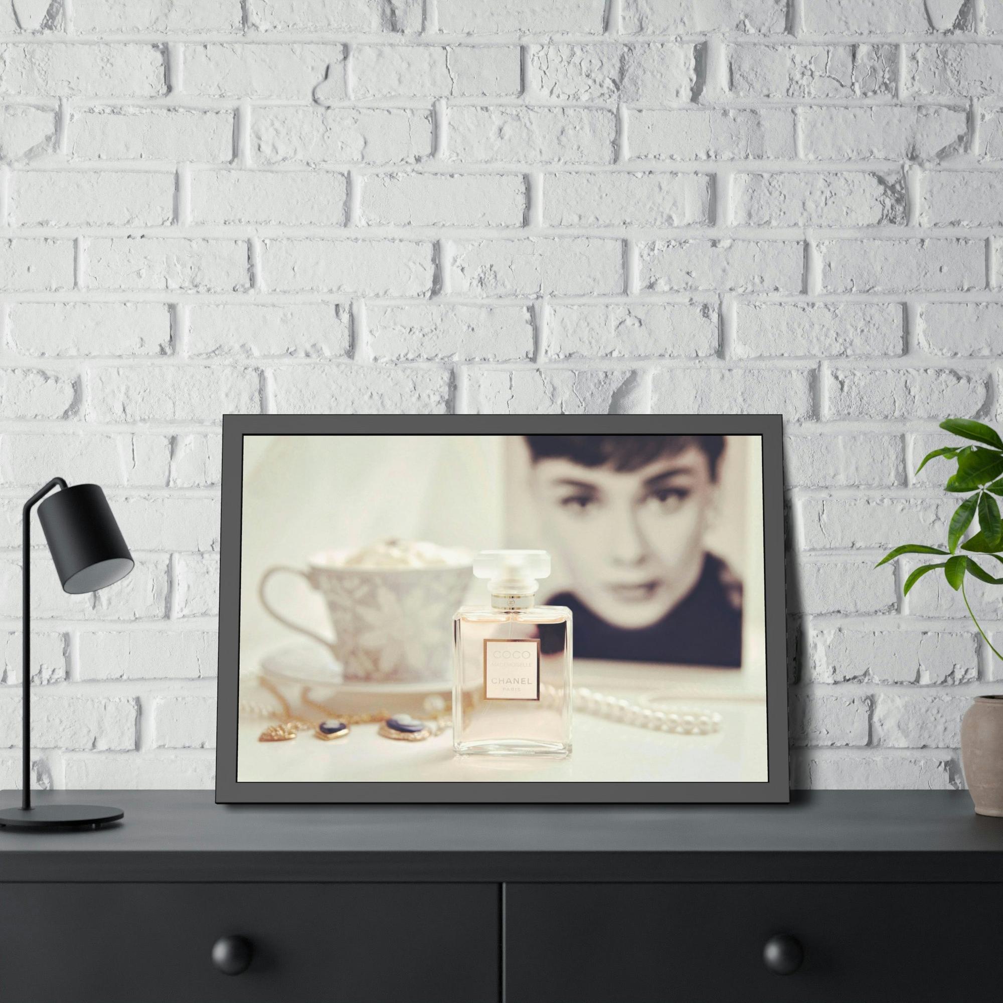 Chanel Timeless Elegance: Framed Chanel Artwork on Canvas