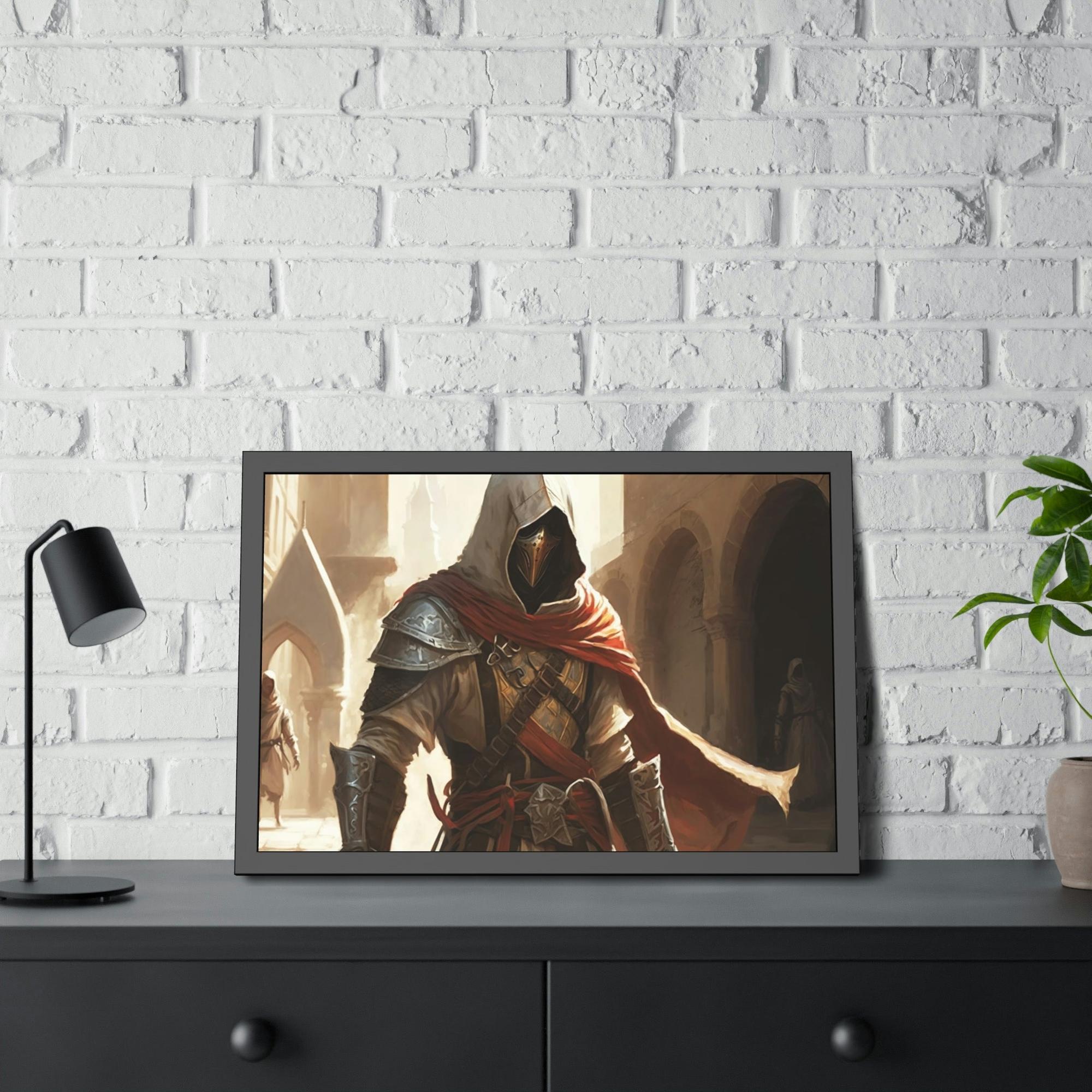 Assassin Creed Altair Ibn-La'Ahad: Wall Art Print on Canvas & Poster of Assassin's Creed