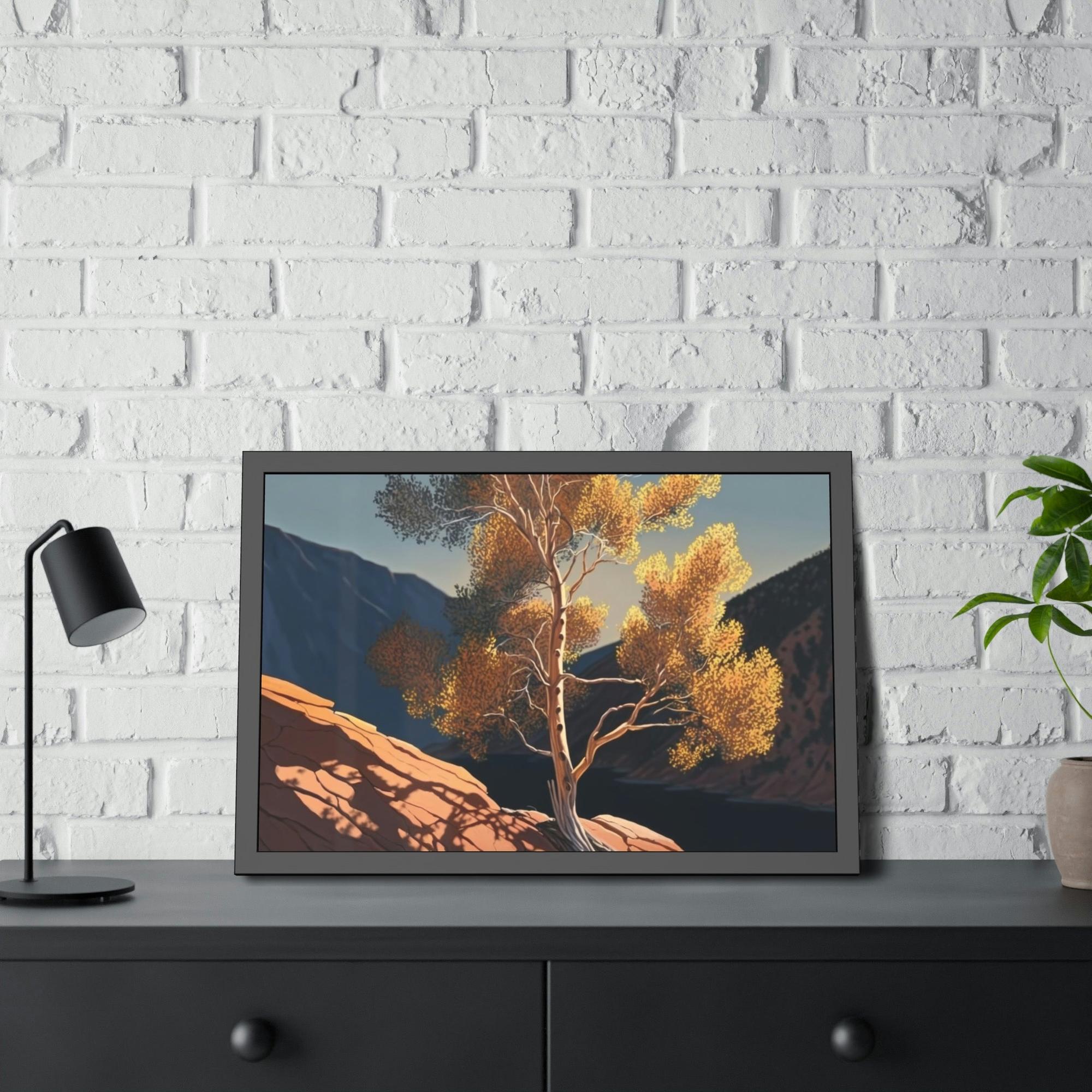 Aspen Trees Aspen Trees in the Mountains: Canvas & Poster Print of Alpine Scenery