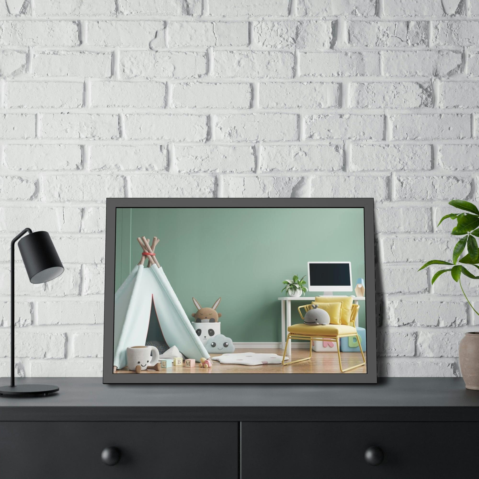 Boys Room Boys Room Art on a Natural Canvas with a Construction Zone Theme: Perfect for Little Builders