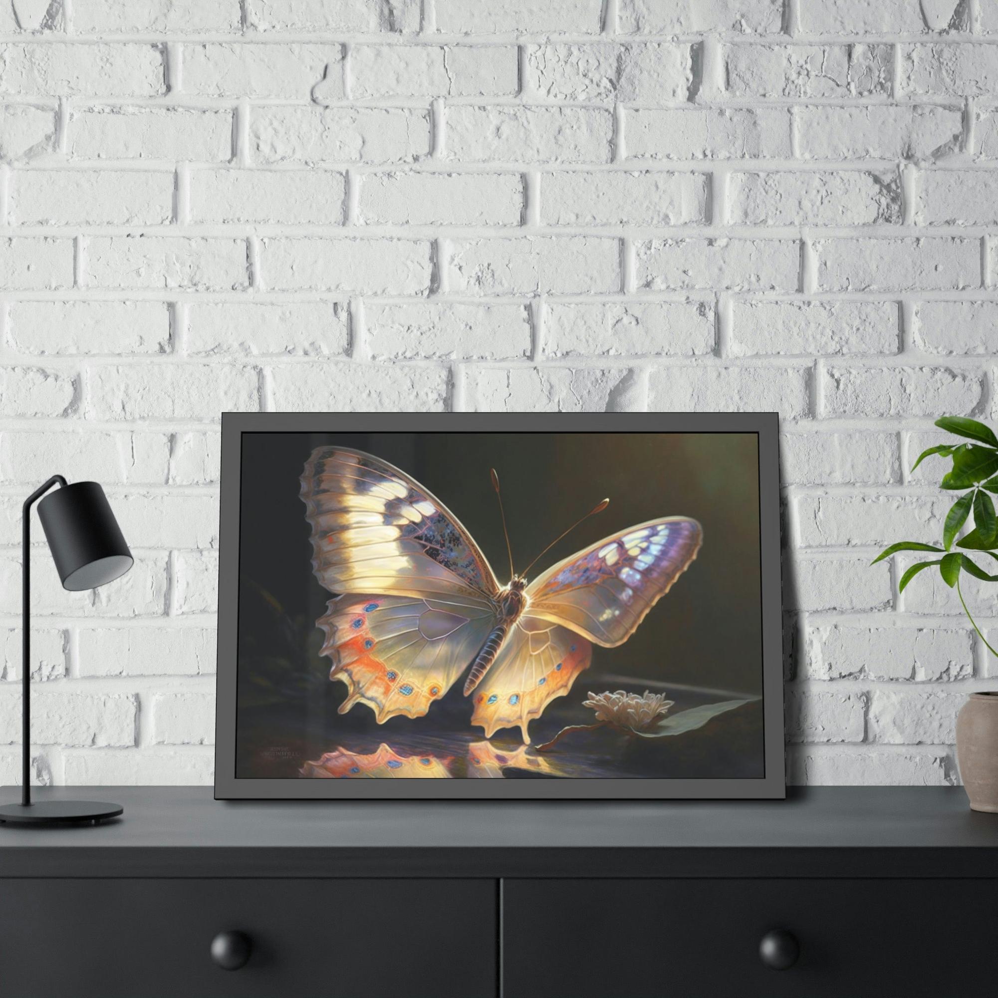 Butterflys Butterflie in Flight: Art Print on Canvas & Poster of Graceful Winged Creatures