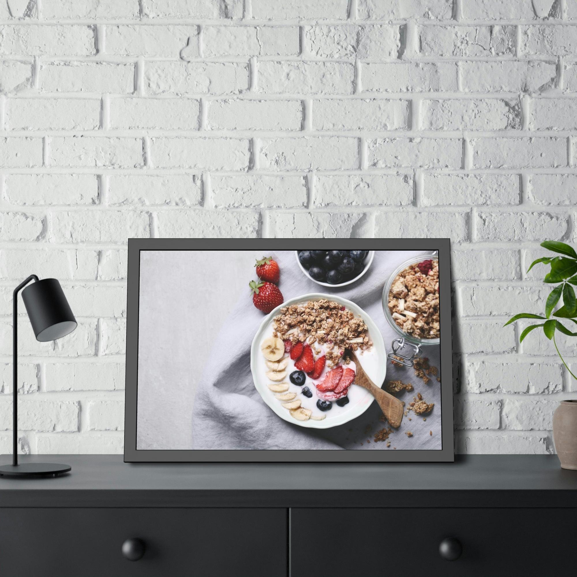 Breakfast Delicious Morning: Canvas Print of a Sumptuous Breakfast Spread