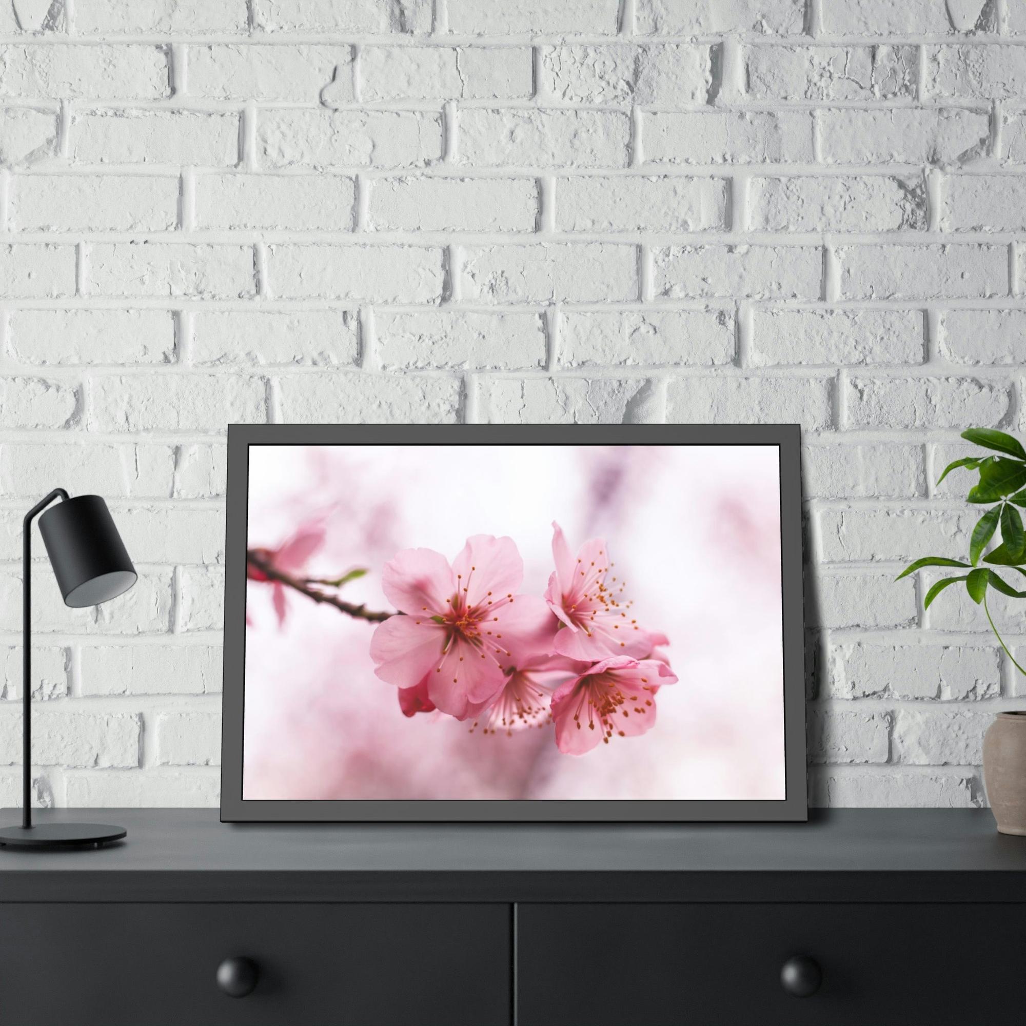 Cherry Blossoms Japanese Garden: Cherry Blossoms on Natural Canvas