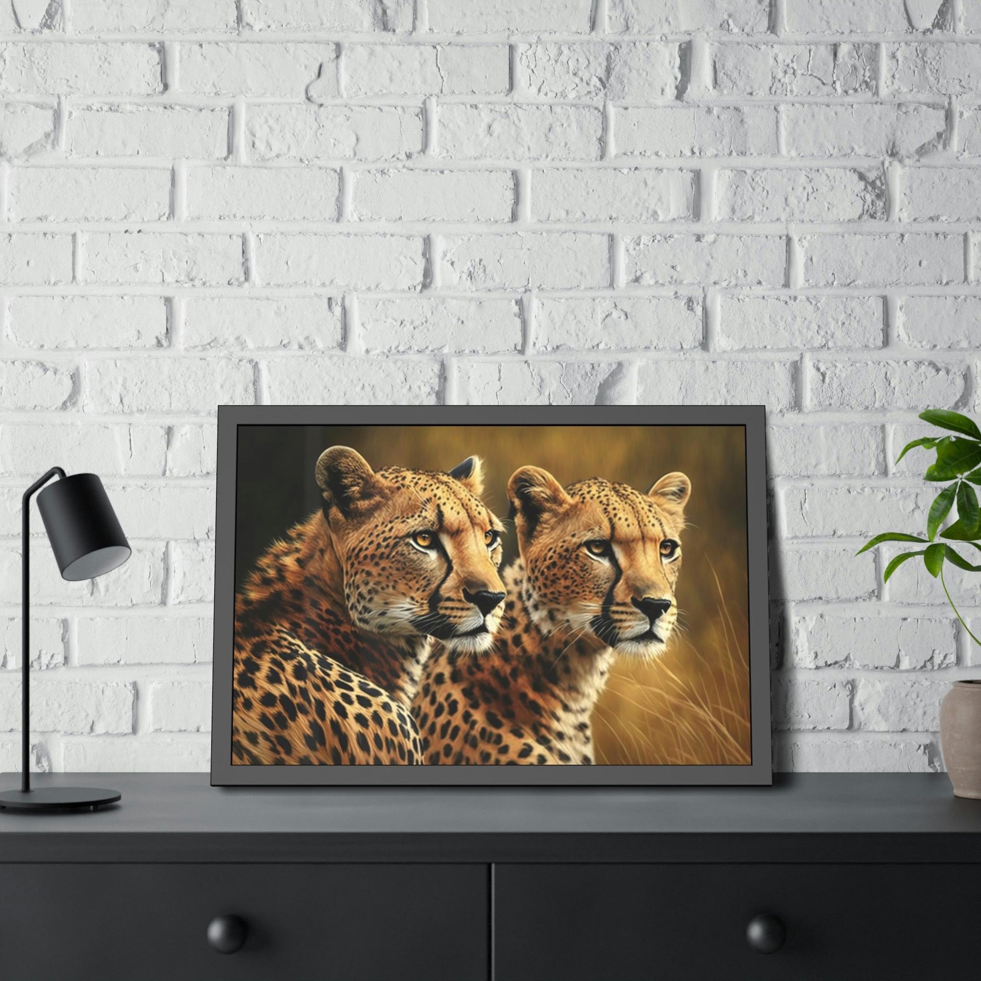 Cheetahs Graceful Predators: Cheetahs on Stunning Wall Art