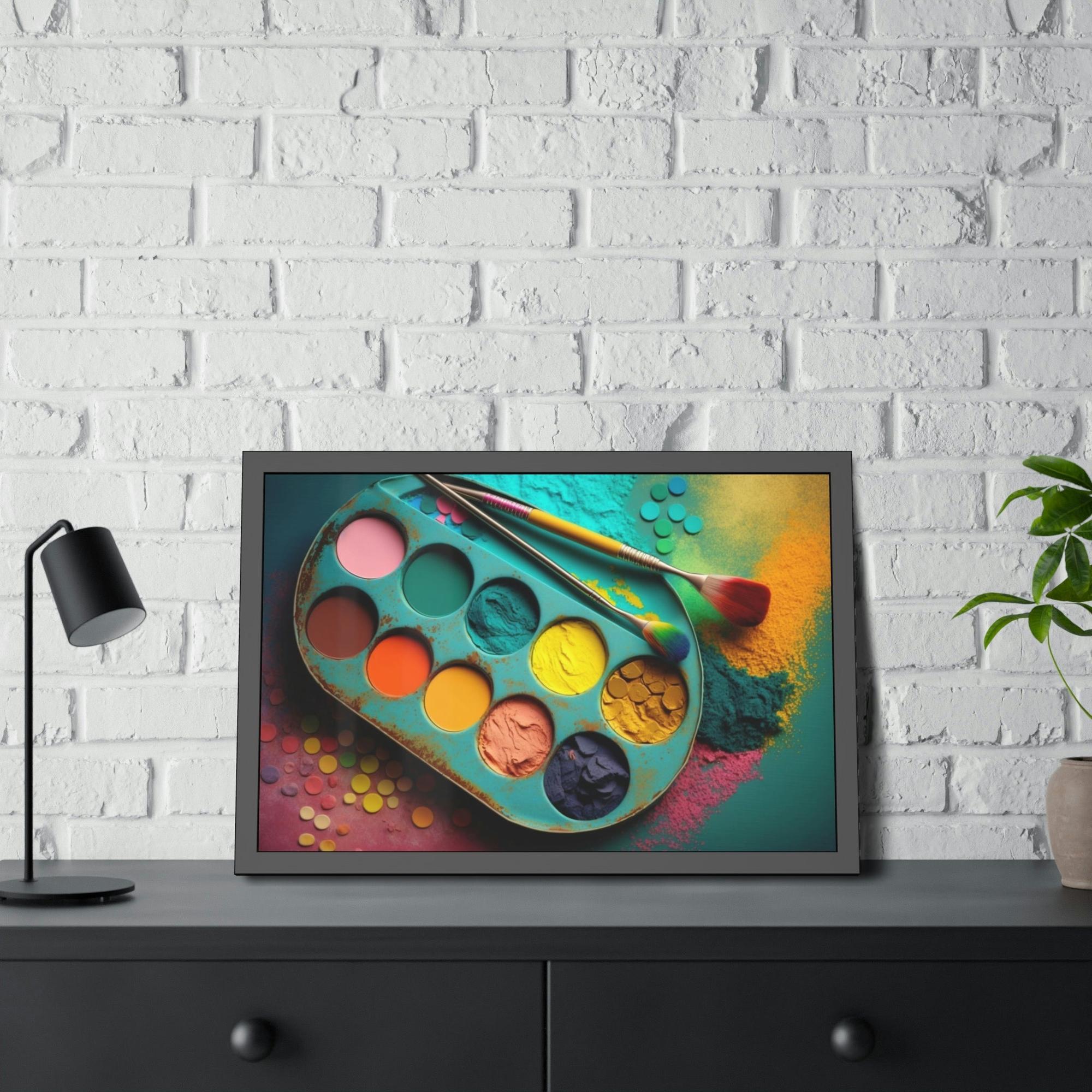 Colors Color Symphony: Framed Canvas Print to Brighten Up Any Room