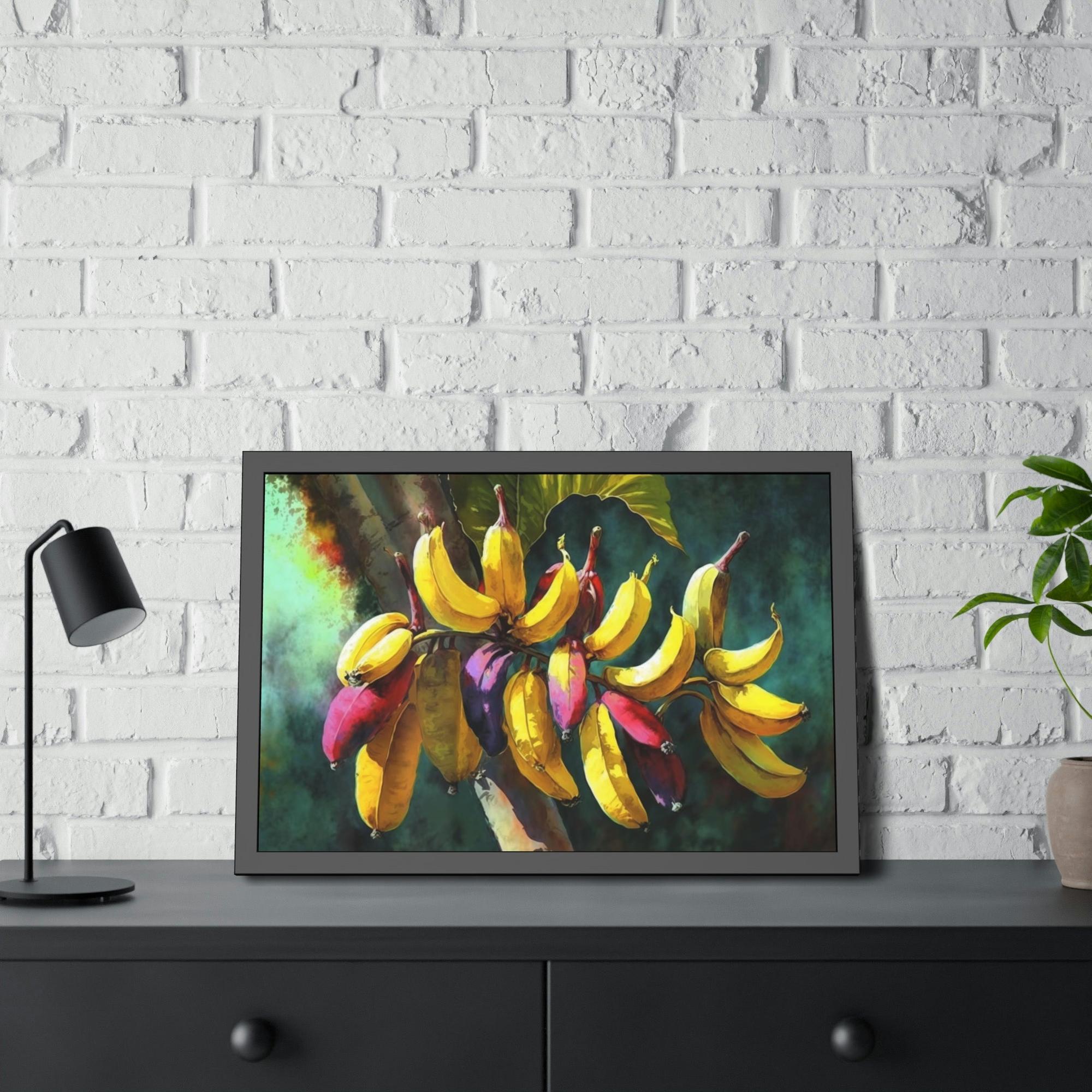 Banana Trees The Beauty of the Tropics: Natural Canvas & Posters with Lush Banana Trees