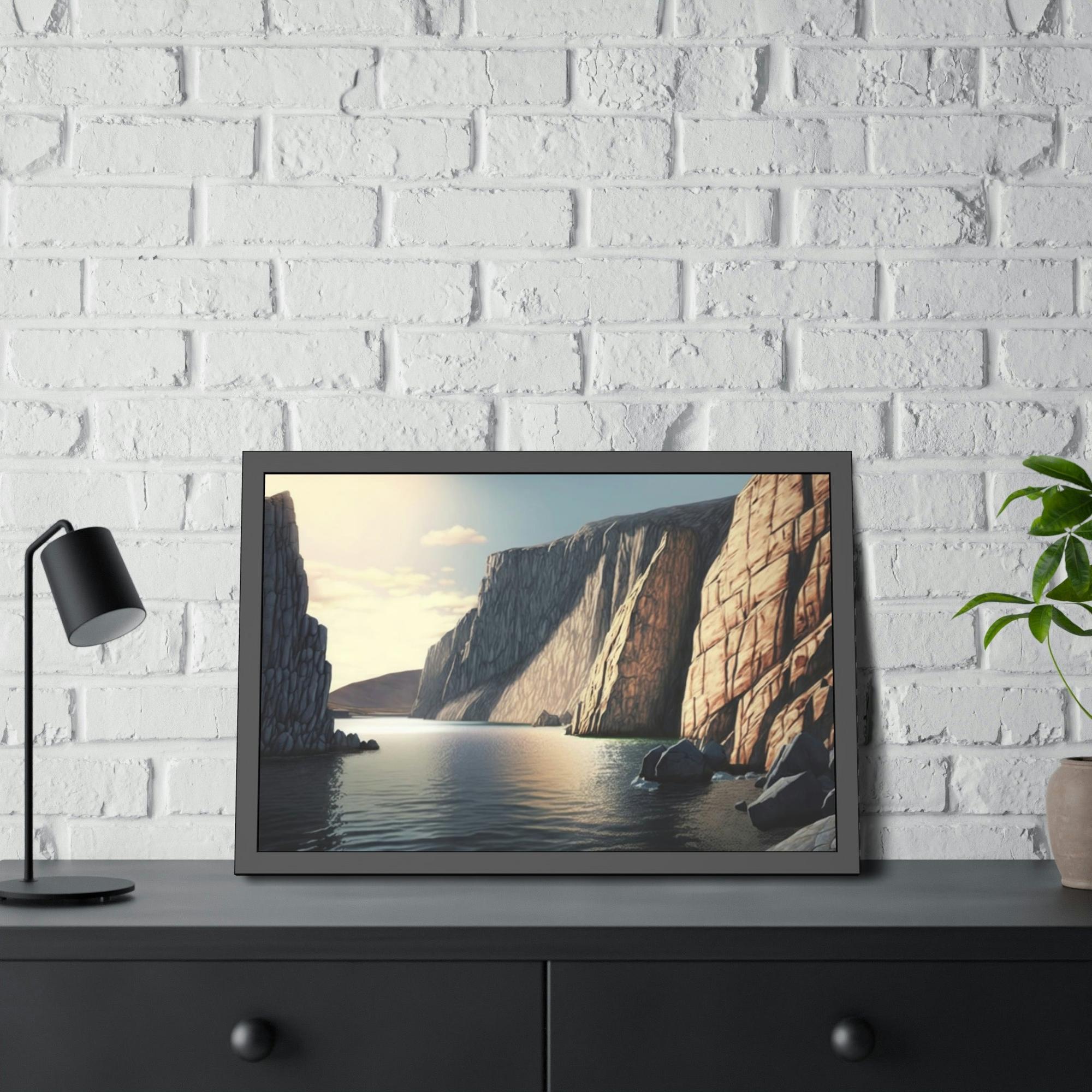 Cliffs Majestic Cliffs: Natural Canvas Wall Art with Scenic Beauty