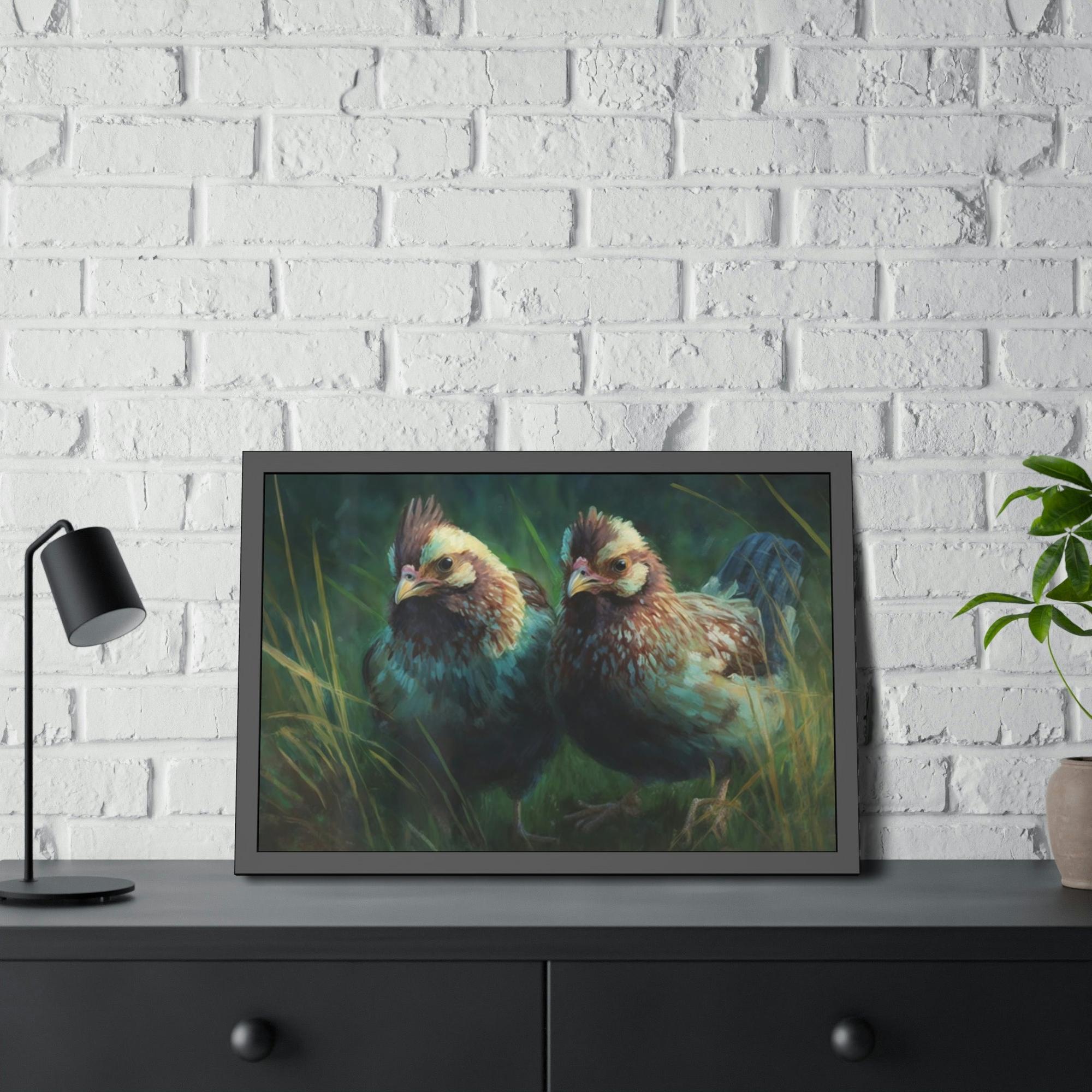 Chickens Fluffy Chickens: Canvas Art with Soft and Adorable Baby Chicks