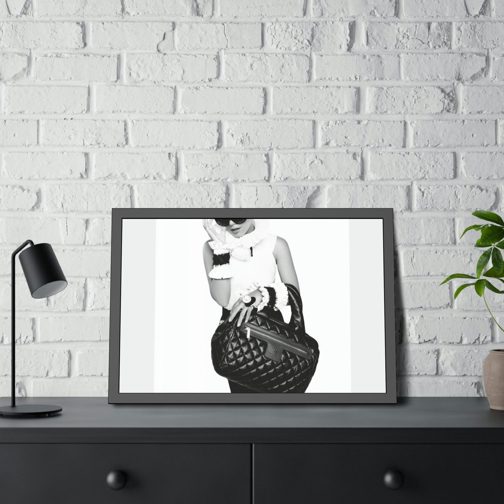 Chanel Fashion Forward: Chanel-Inspired Framed Poster Art