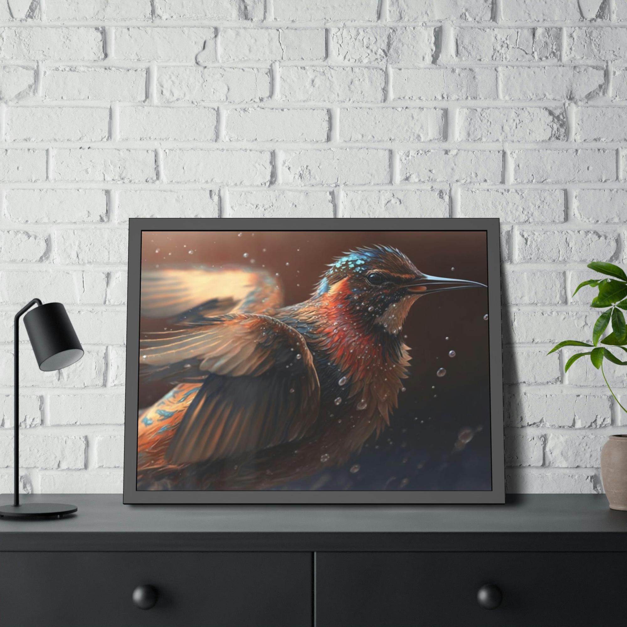 Birds The Flight of Fantasy: A Framed Canvas & Poster Print of Birds