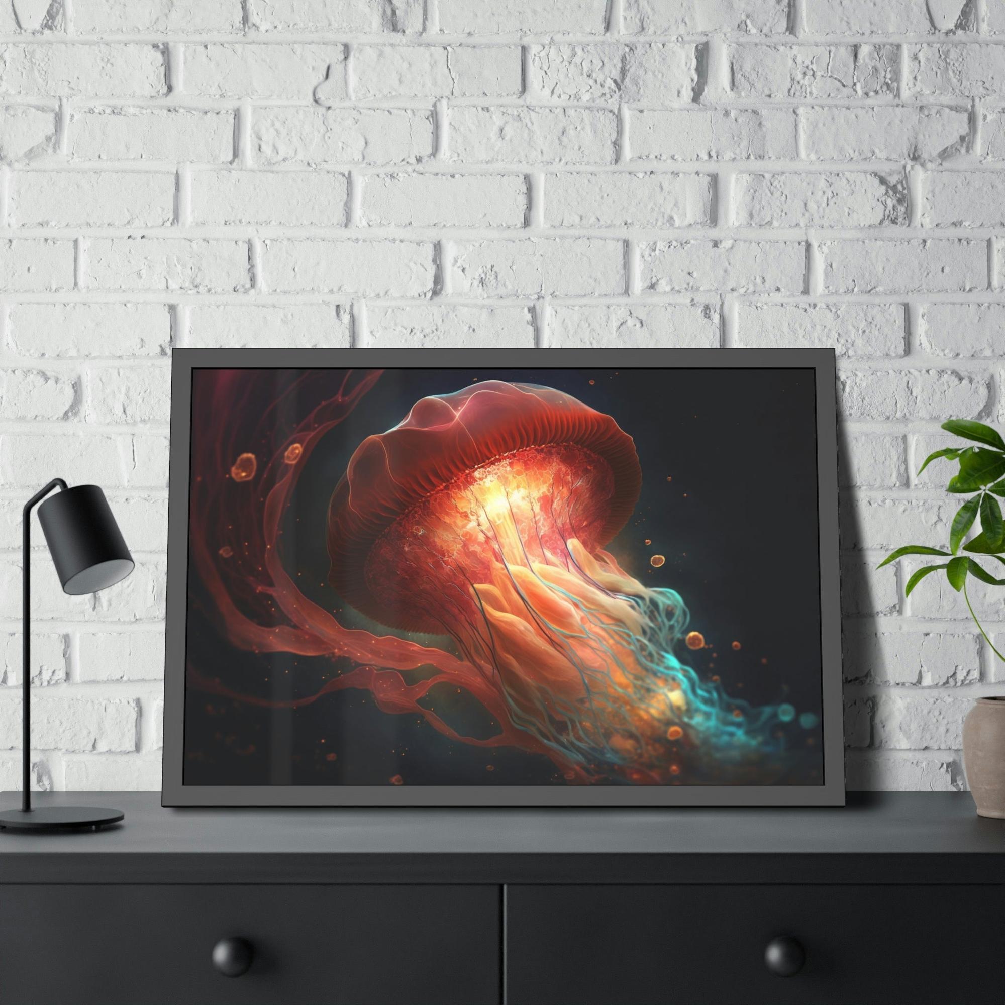 Jellyfishs The Graceful Dance: Jellyfish Wall Art Collection on Canvas
