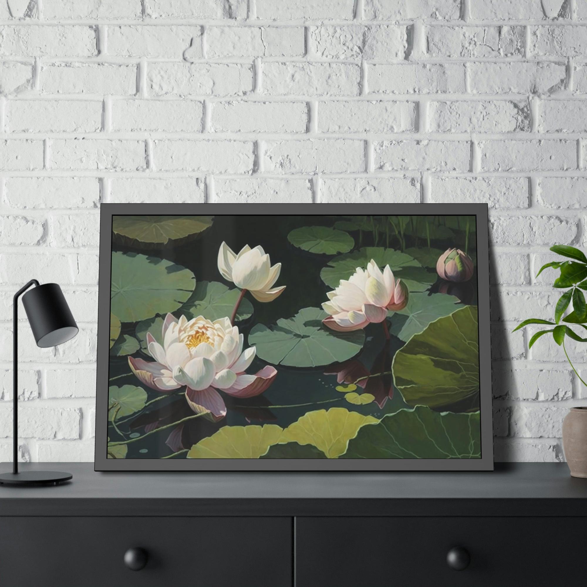 Lotuses Lotus Bloom: Stunning Wall Art and Framed Poster