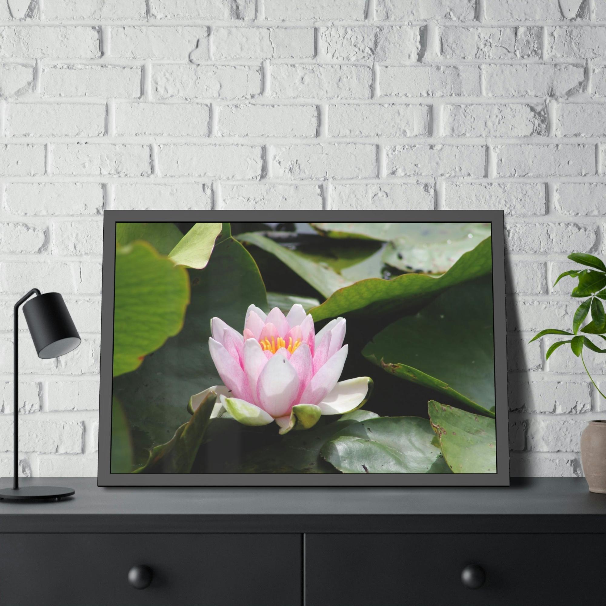 Lotuses Serenity in Lotuses: Natural Canvas & Poster Wall Art